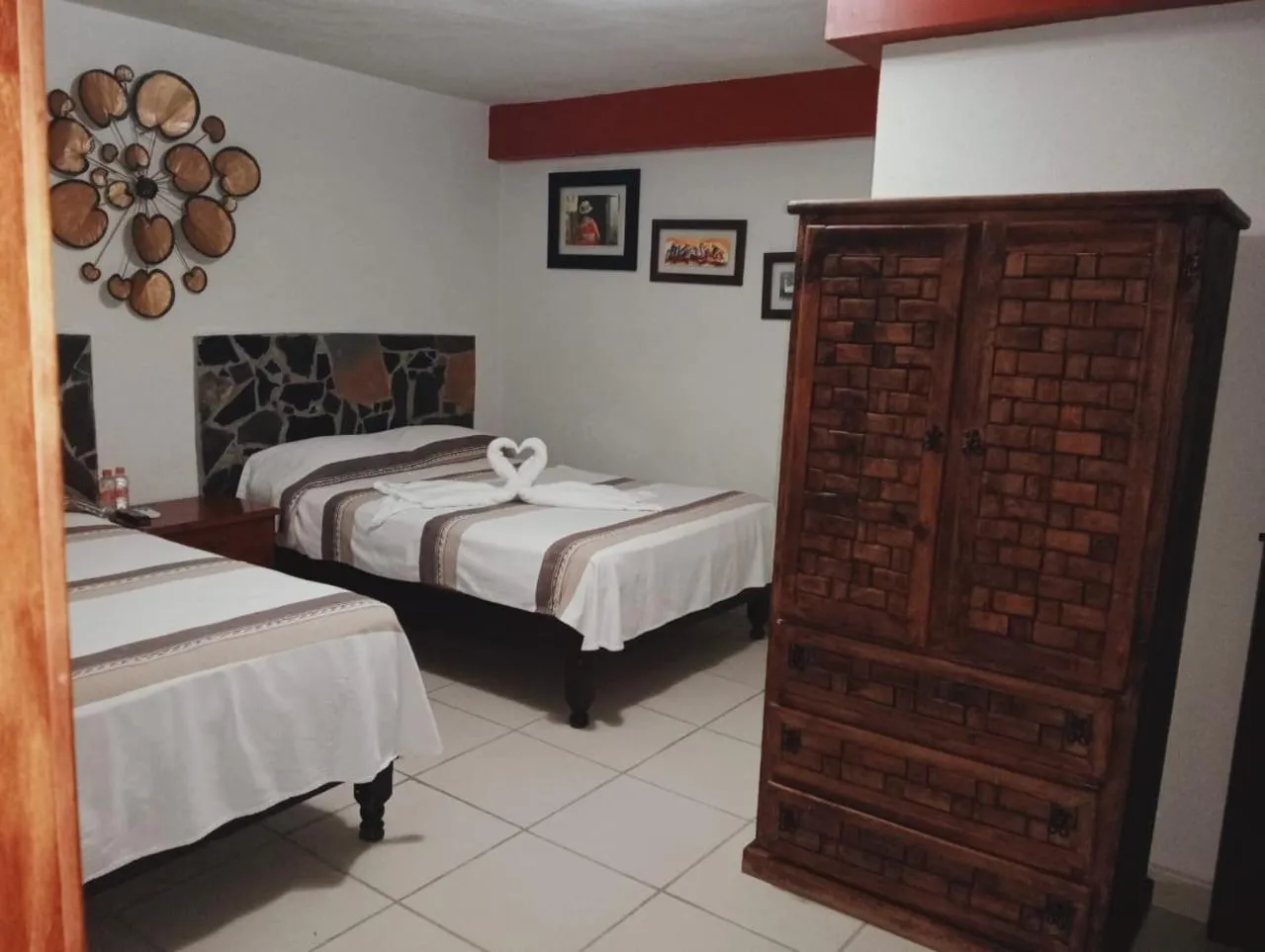 Bed in Grann Posada Xilitla