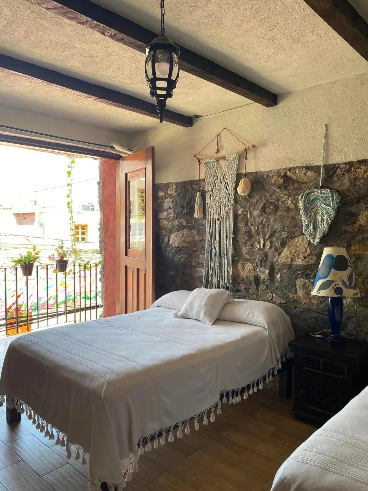 Bathroom, Bed in Grann Posada Xilitla