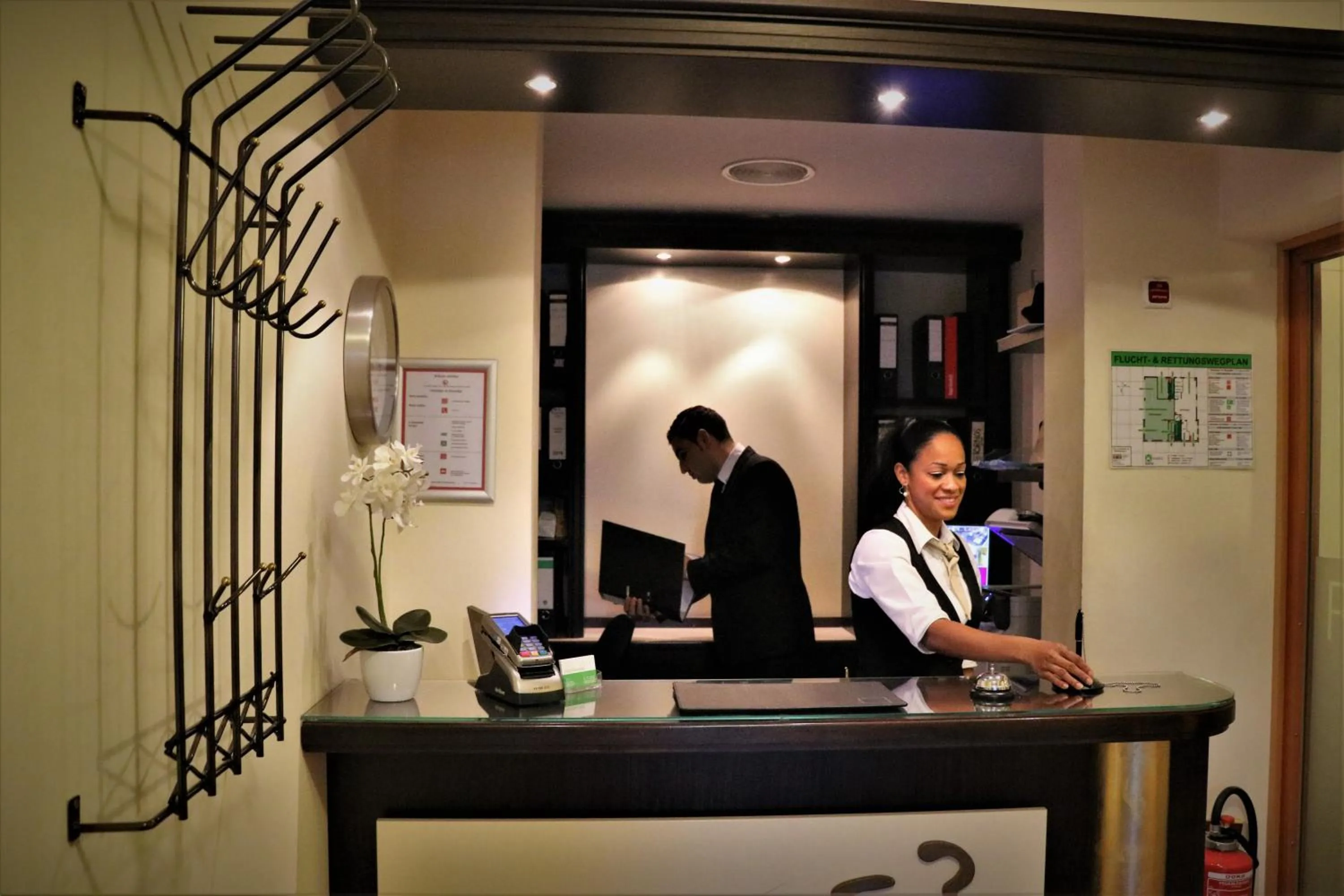 Lobby or reception in Hotel Frederikspark