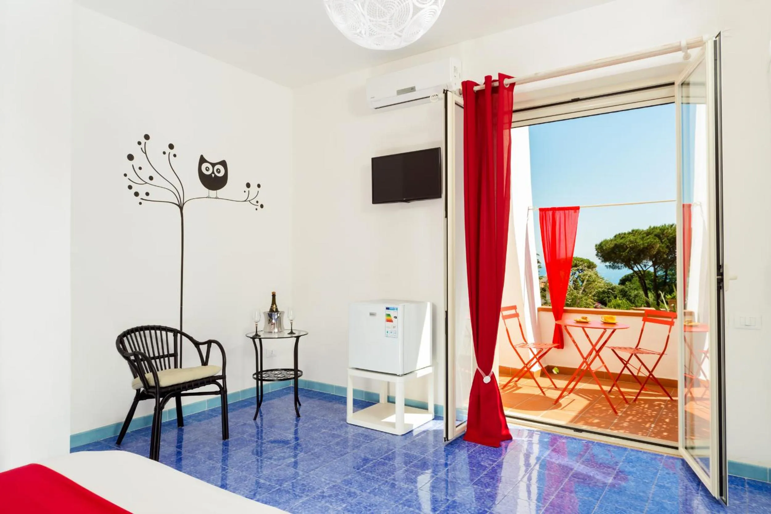 Bed in Villa Araucaria