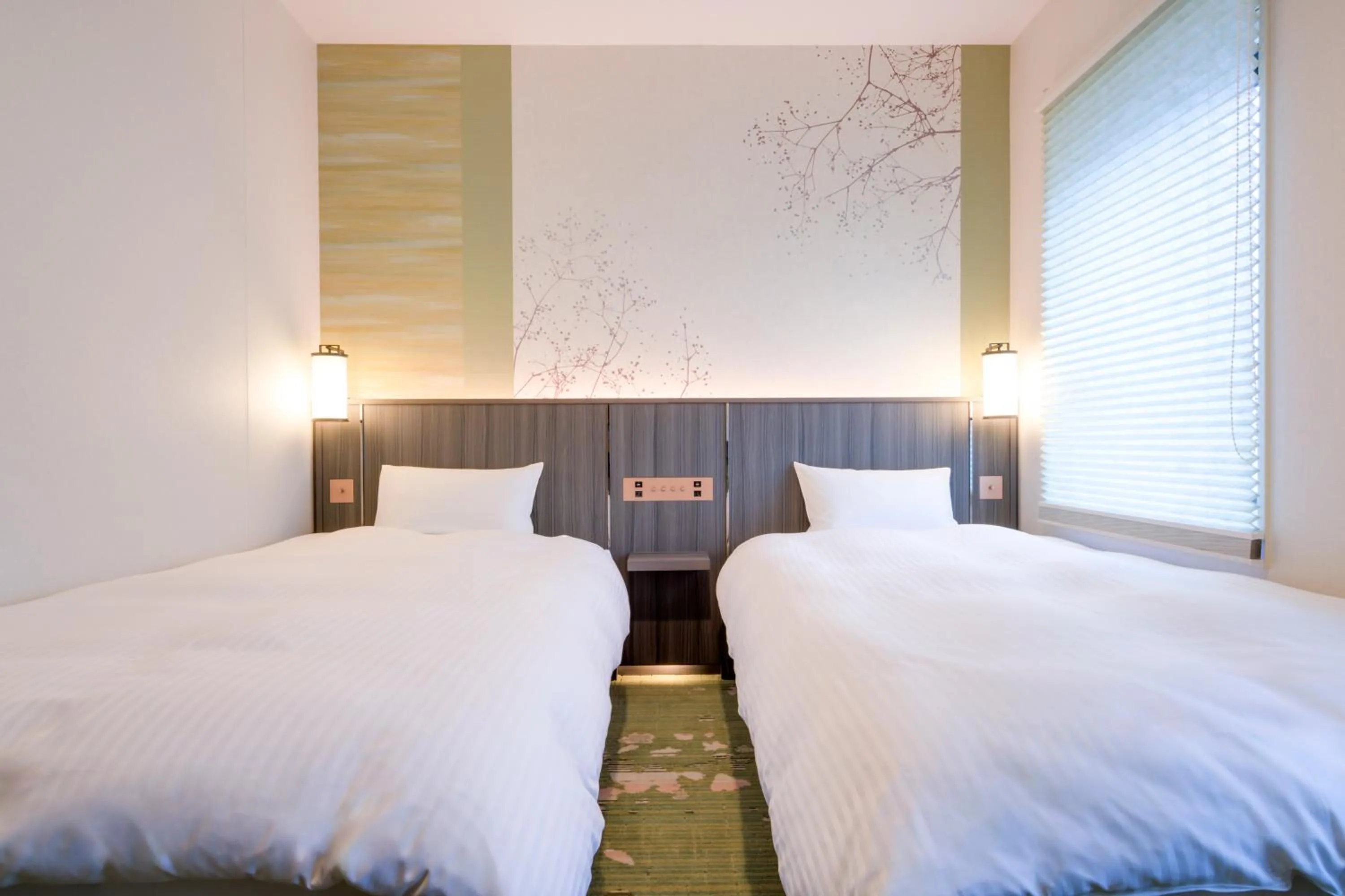 Bed in Miyako City Kintetsu Kyoto Station