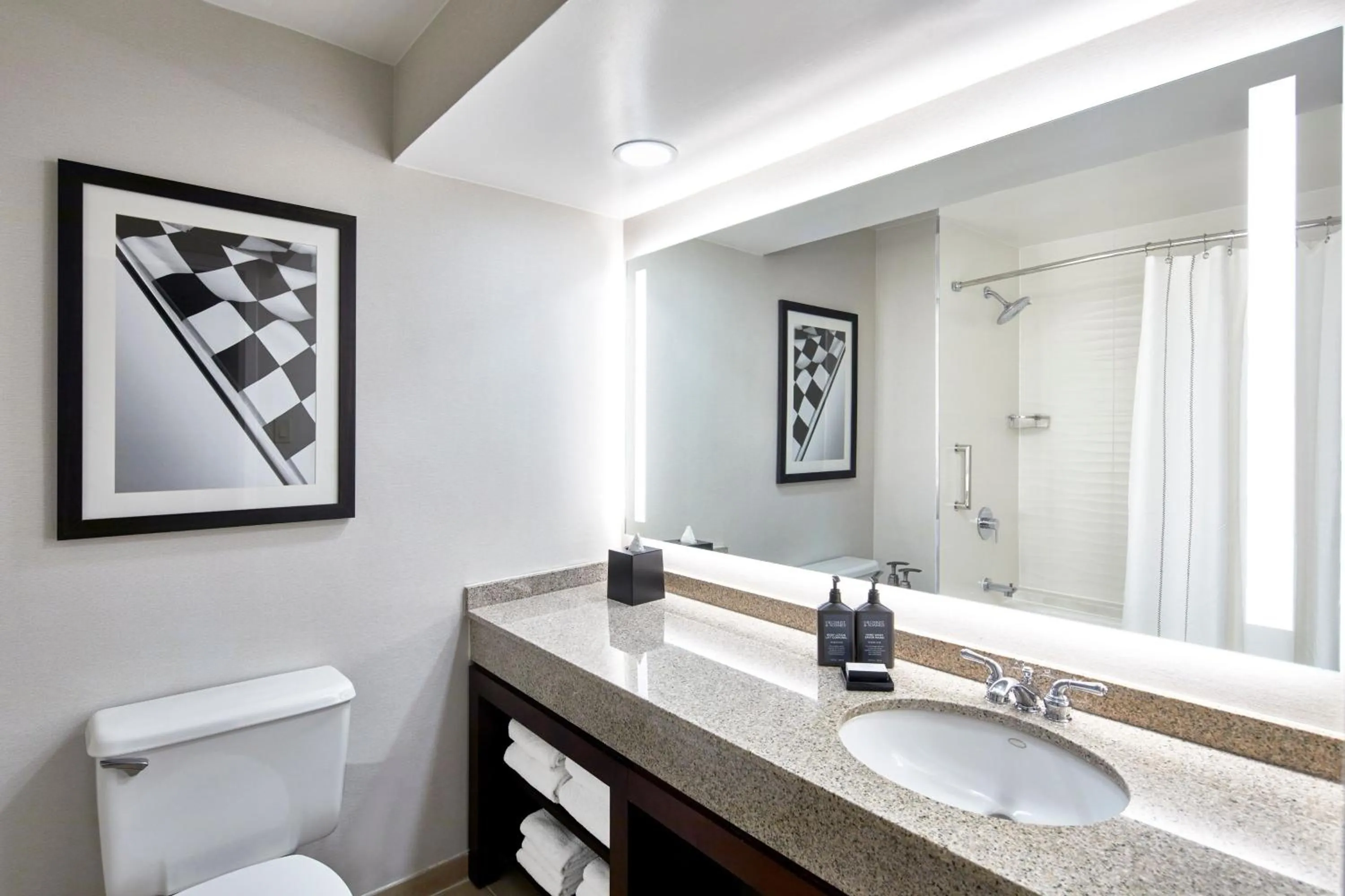 Bathroom in Sheraton Indianapolis Hotel at Keystone Crossing