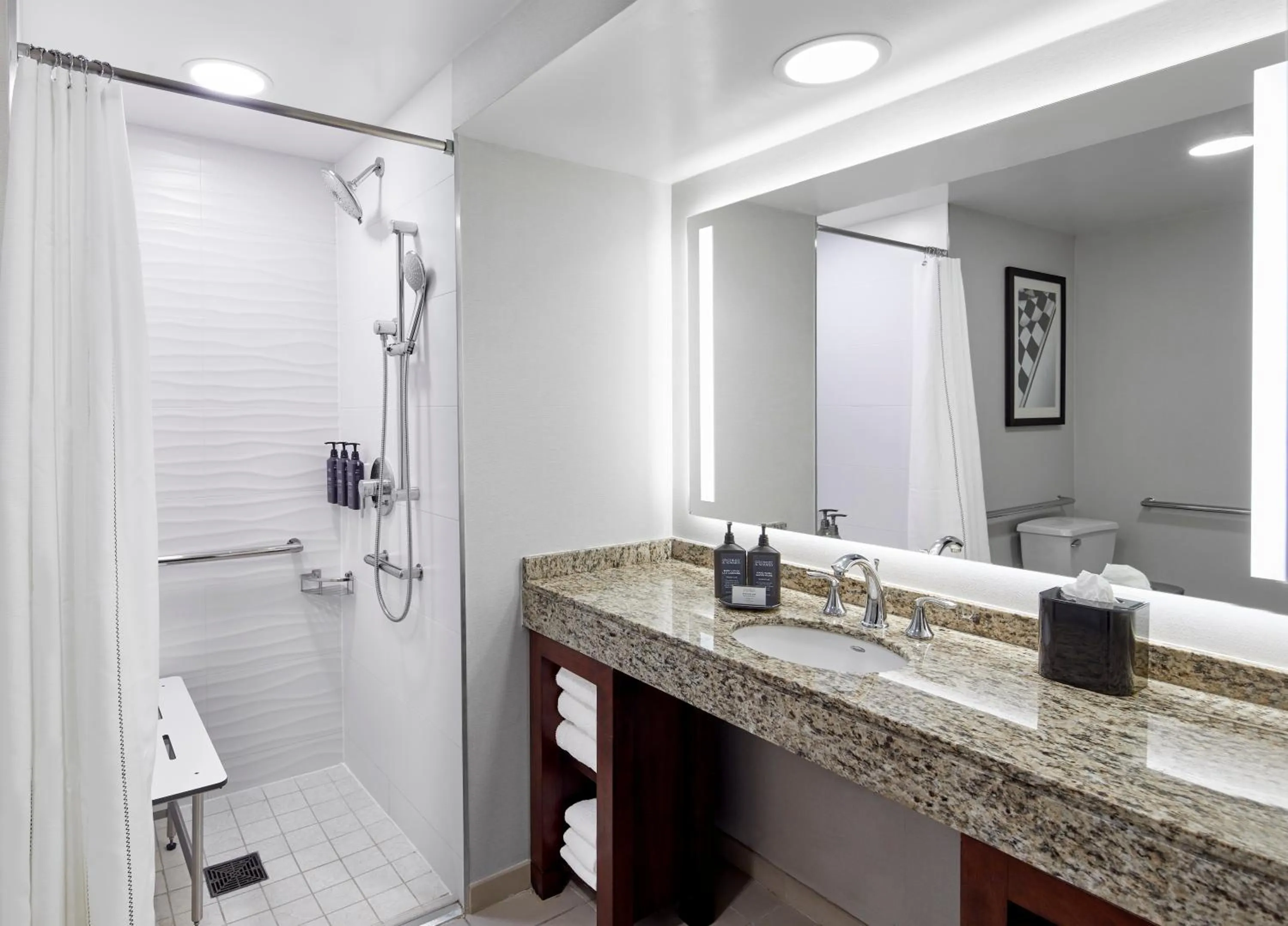Bathroom in Sheraton Indianapolis Hotel at Keystone Crossing