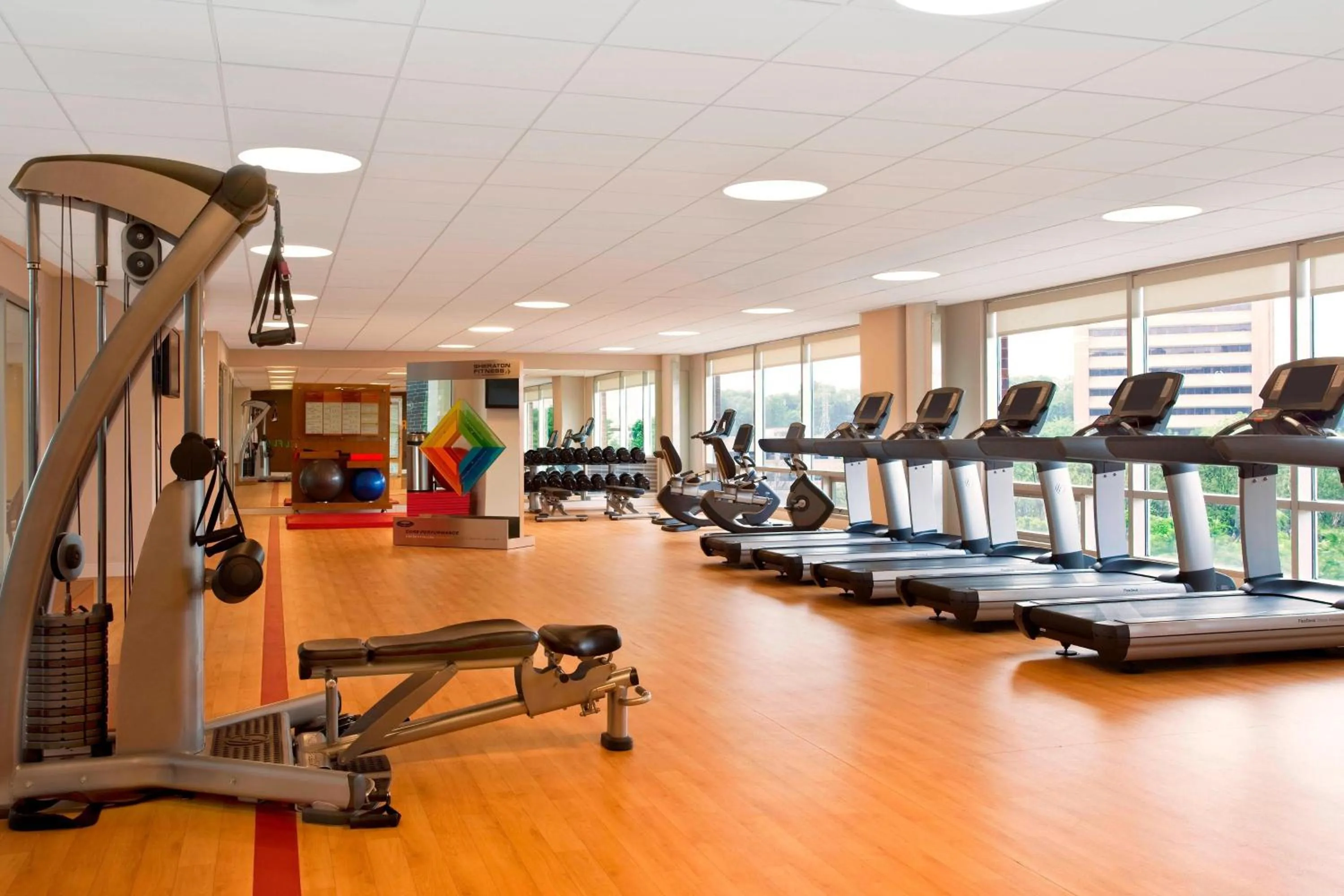 Fitness centre/facilities in Sheraton Indianapolis Hotel at Keystone Crossing