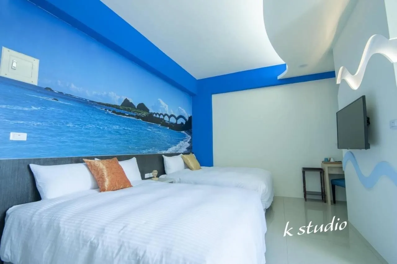 Bed in Taitung Blue Elevator B&B