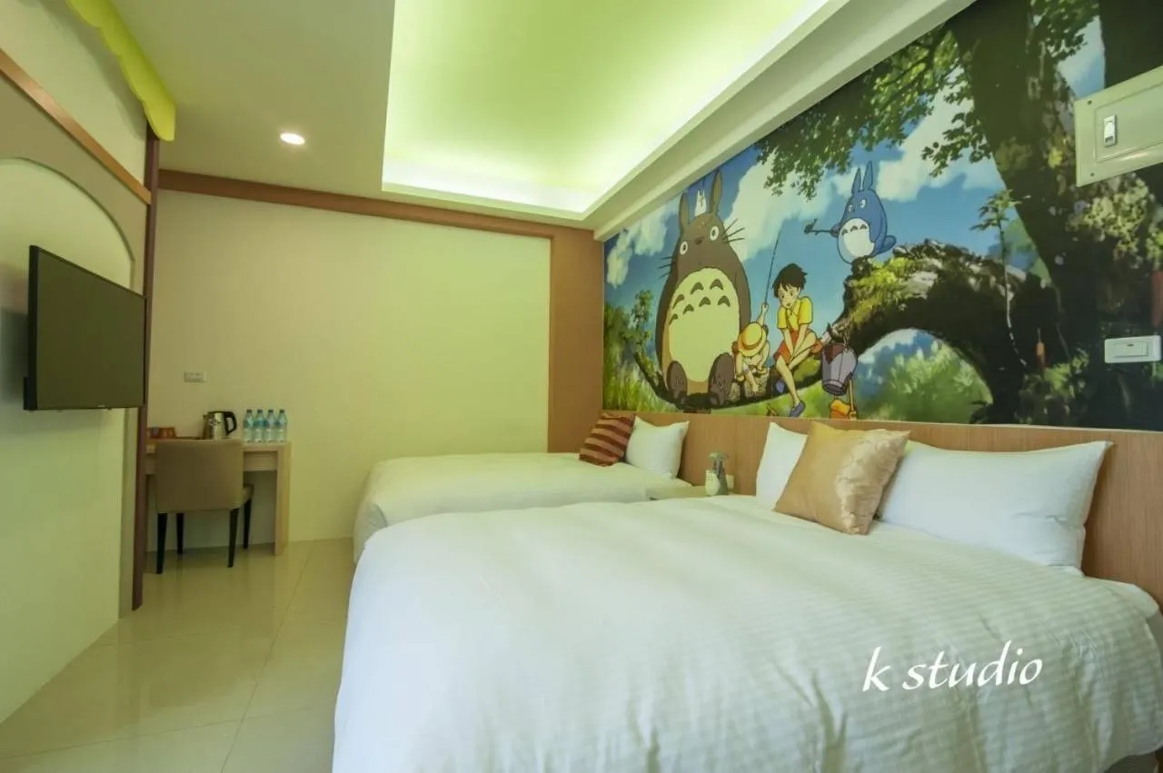 Bed in Taitung Blue Elevator B&B