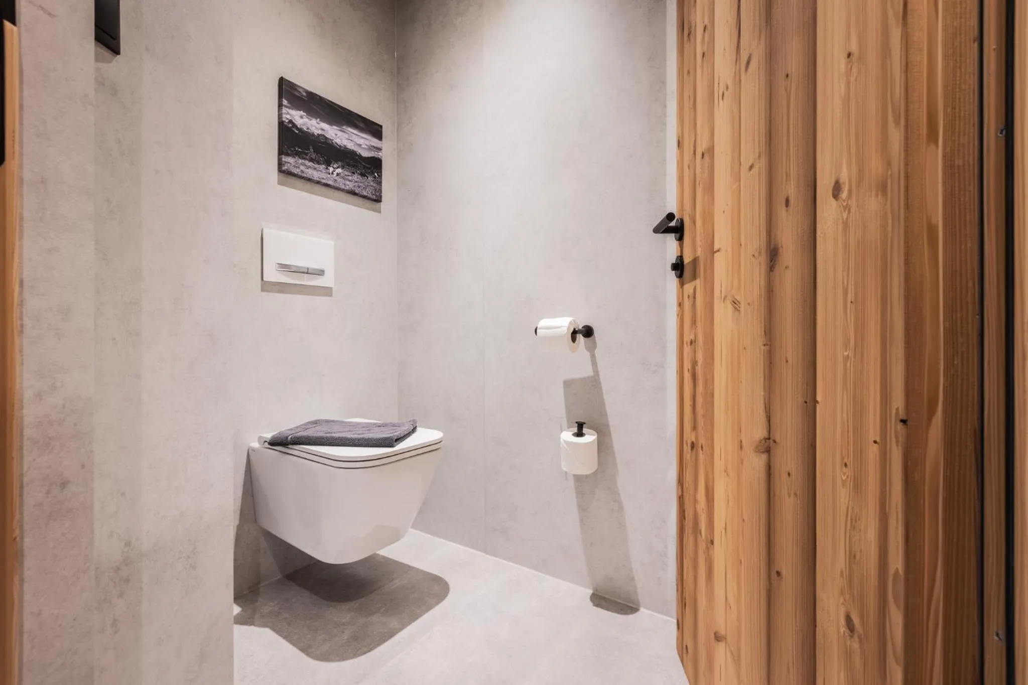 Toilet in s'Hoamatl Dorfkrug Appartements