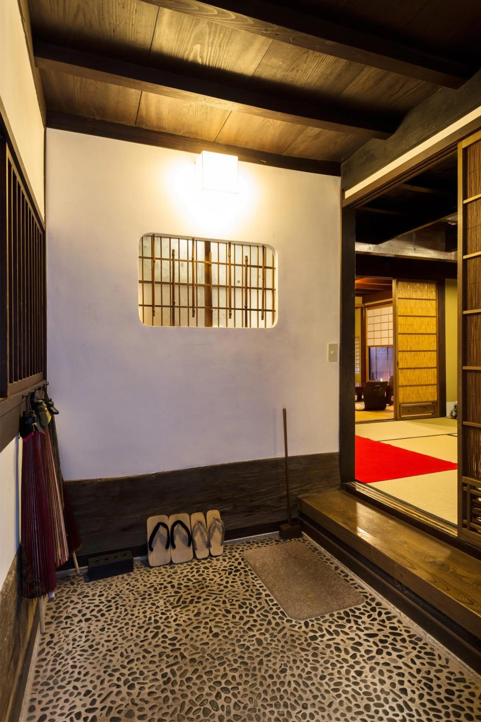 Bed in Machiya Kanazawa Kikunoya