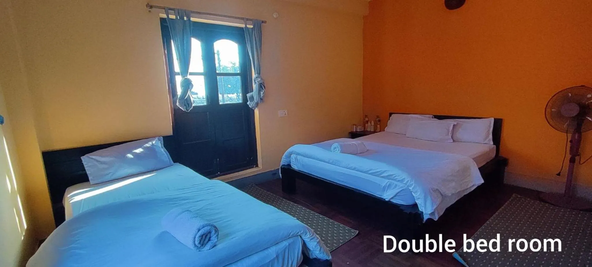 Photo of the whole room, Bed in Bandipur Kaushi Inn