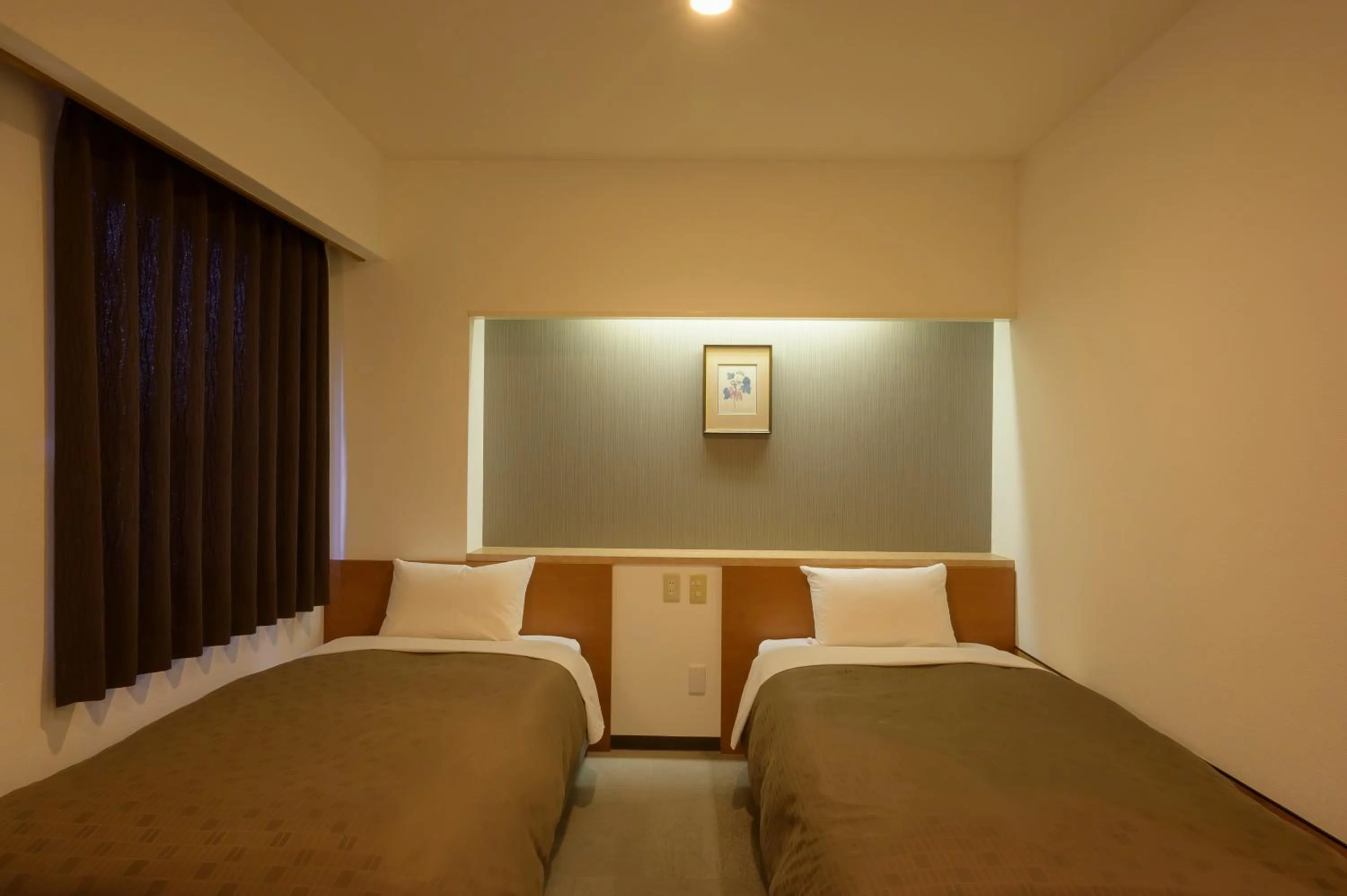 Bed in Hotel Wakasa