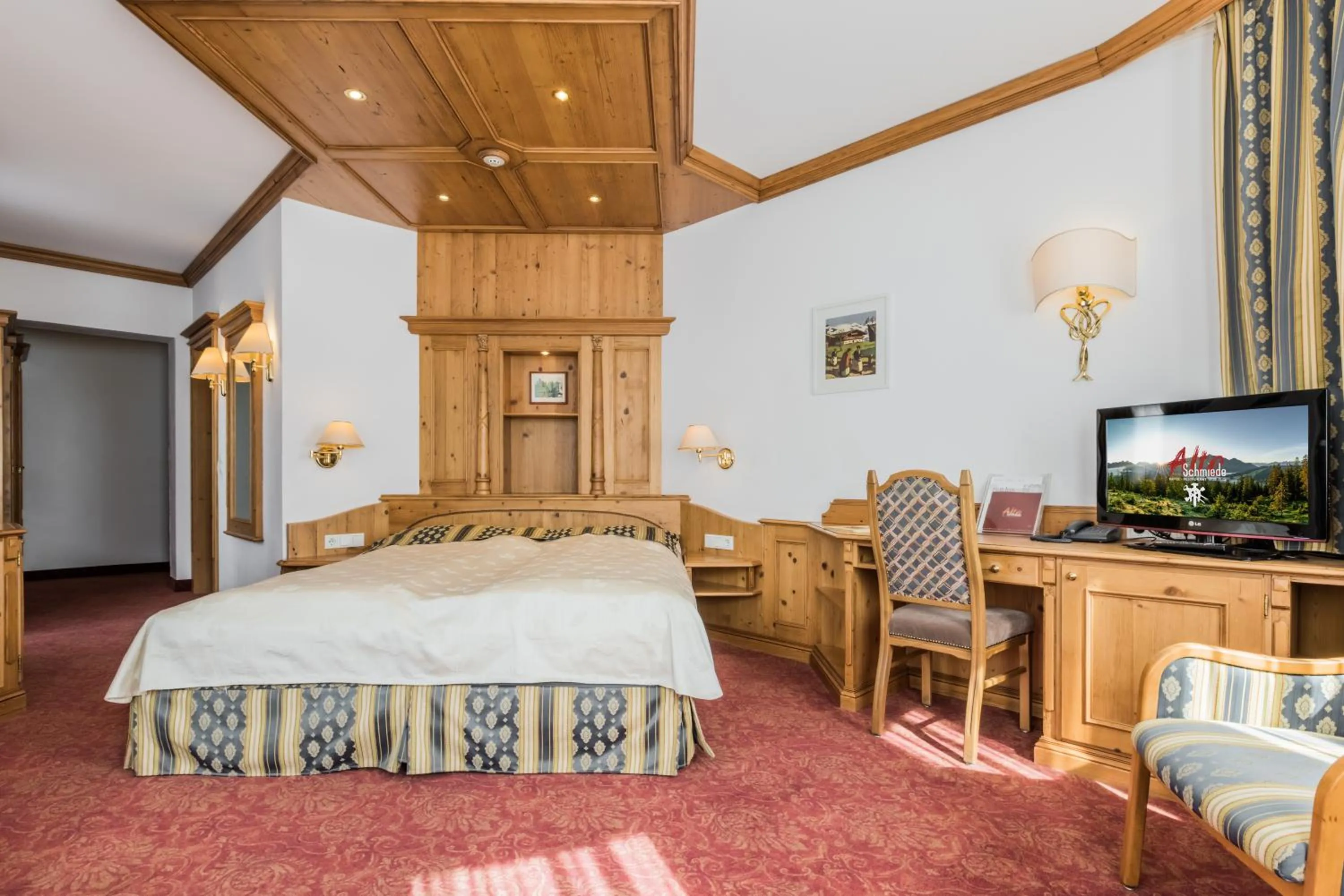 Photo of the whole room, Bed in Alte Schmiede Hiltpolt