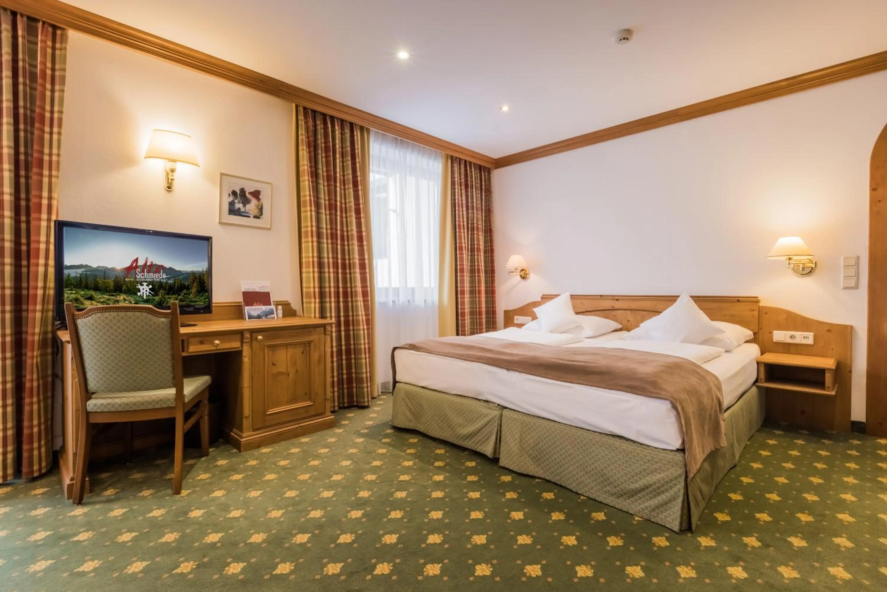 Photo of the whole room, Bed in Alte Schmiede Hiltpolt