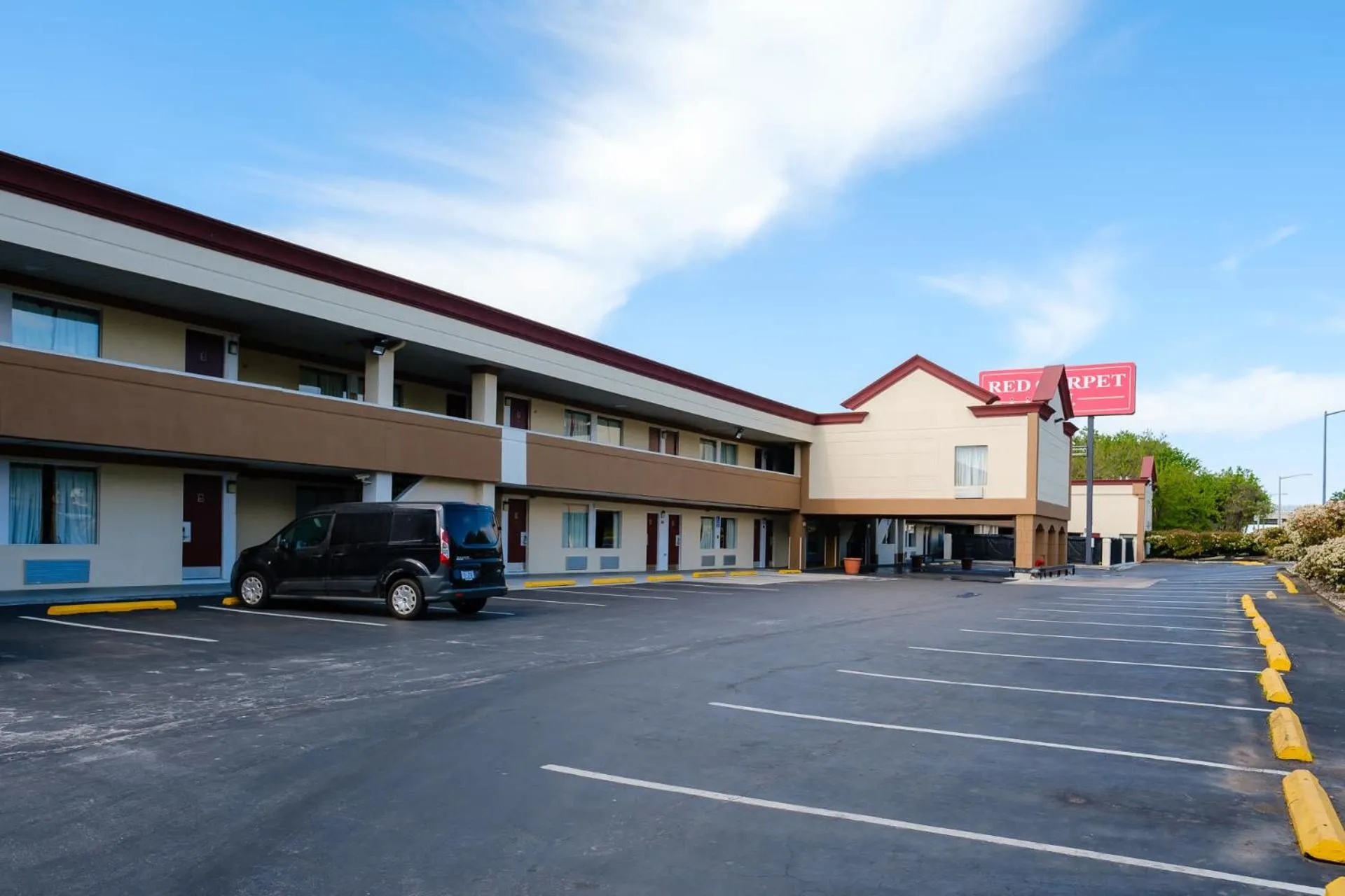 Property building in Red Carpet Inn Washington DC