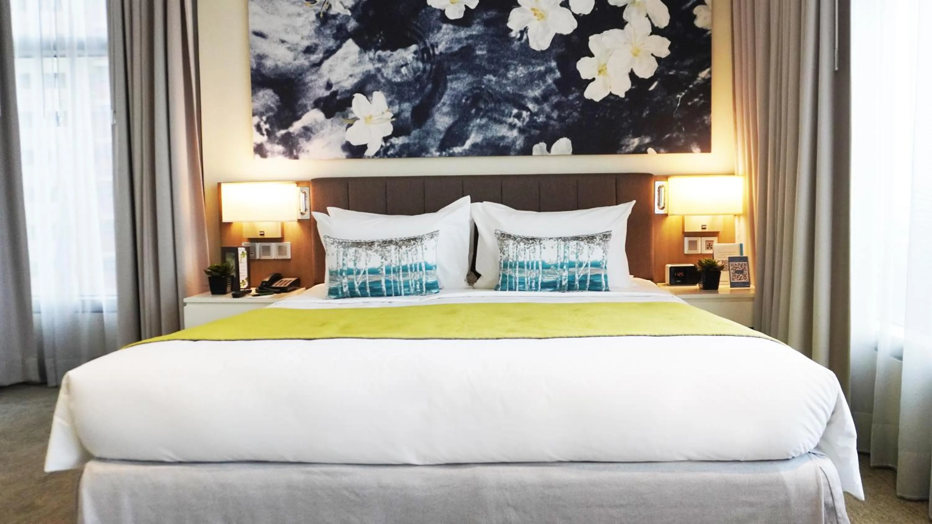 Bed in Citadines Millennium Ortigas Manila