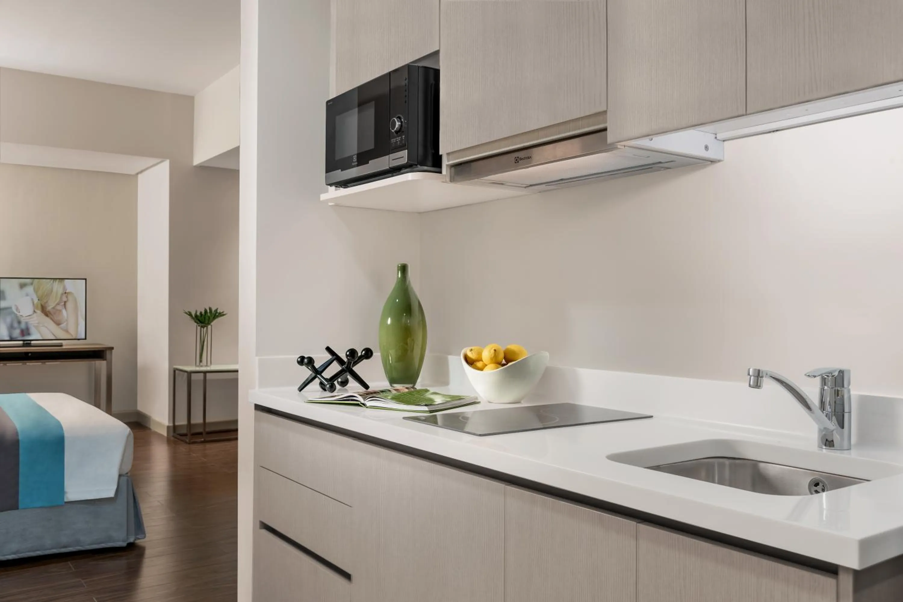 kitchen in Citadines Millennium Ortigas Manila