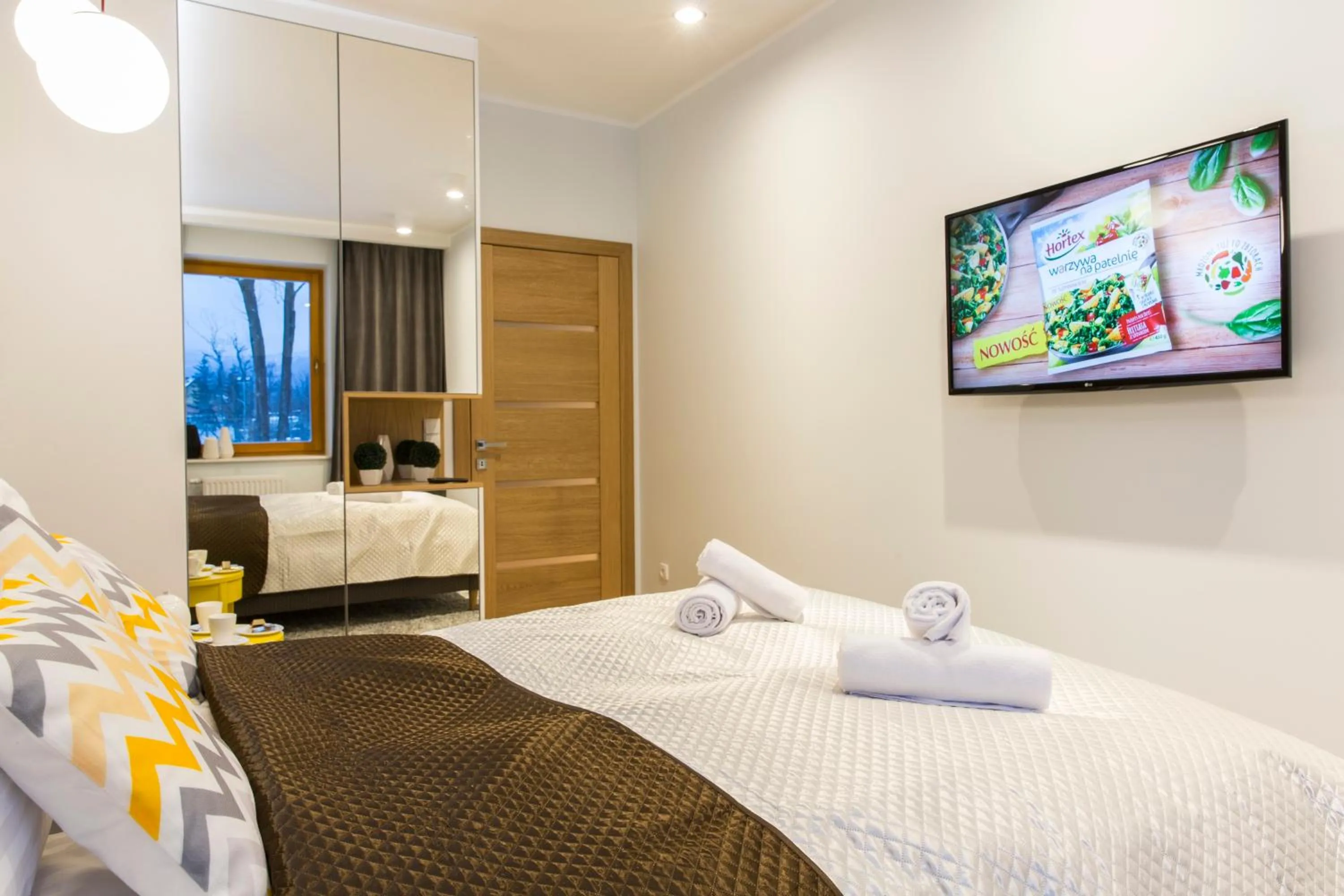 Bedroom, Bed in Giewont Krupówki SPA