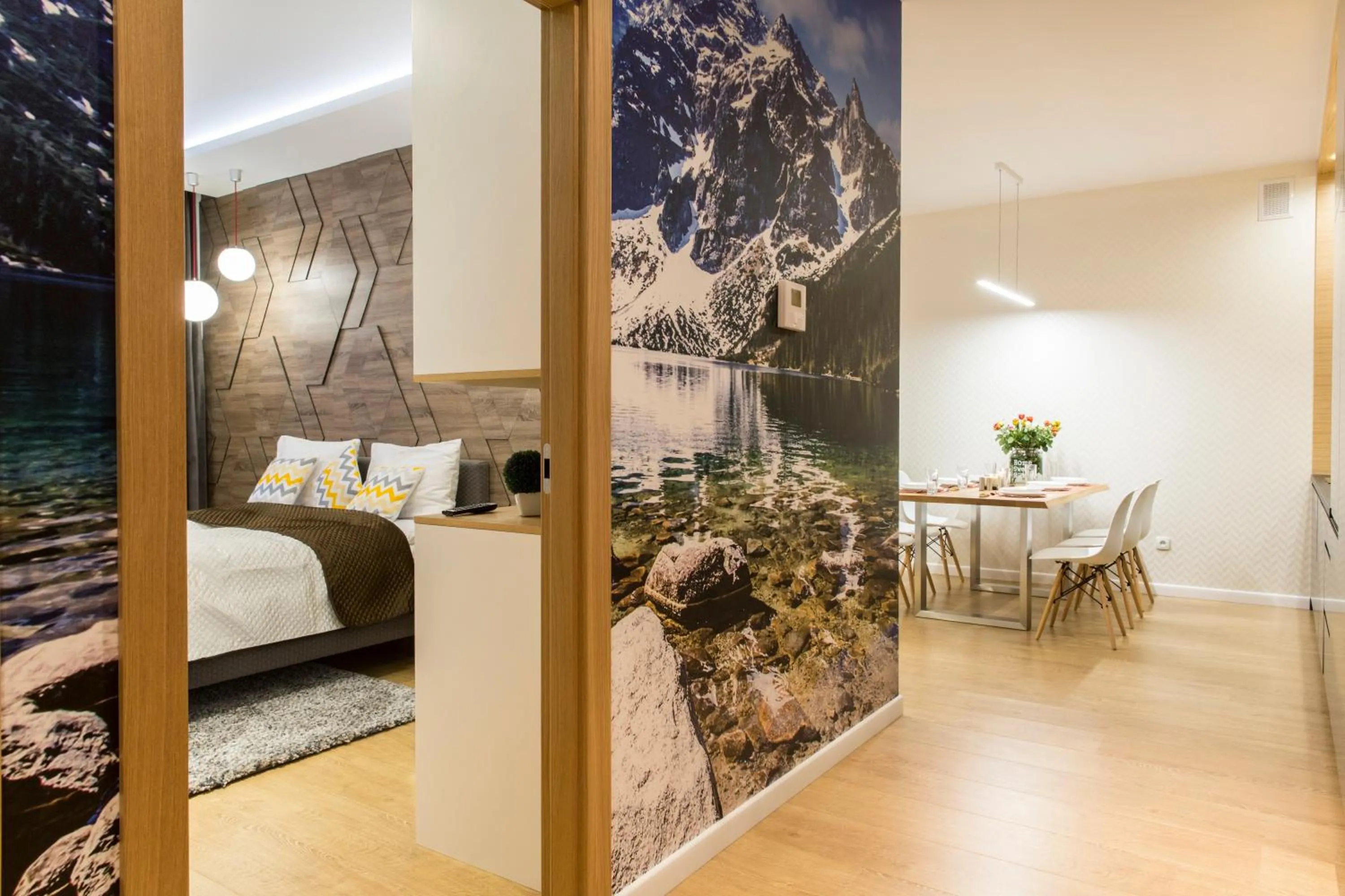 Bedroom, Bed in Giewont Krupówki SPA