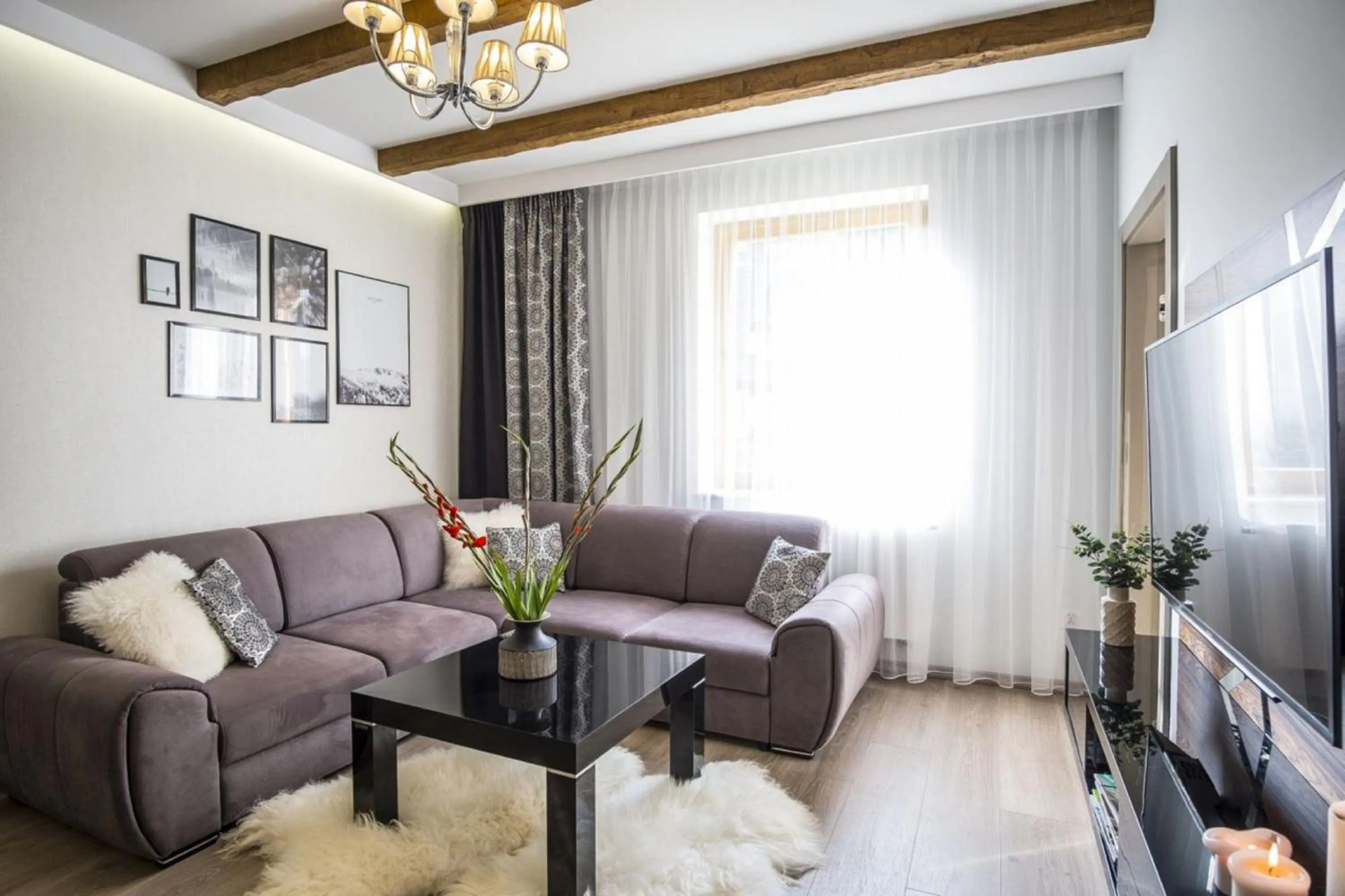 Living room in Giewont Krupówki SPA