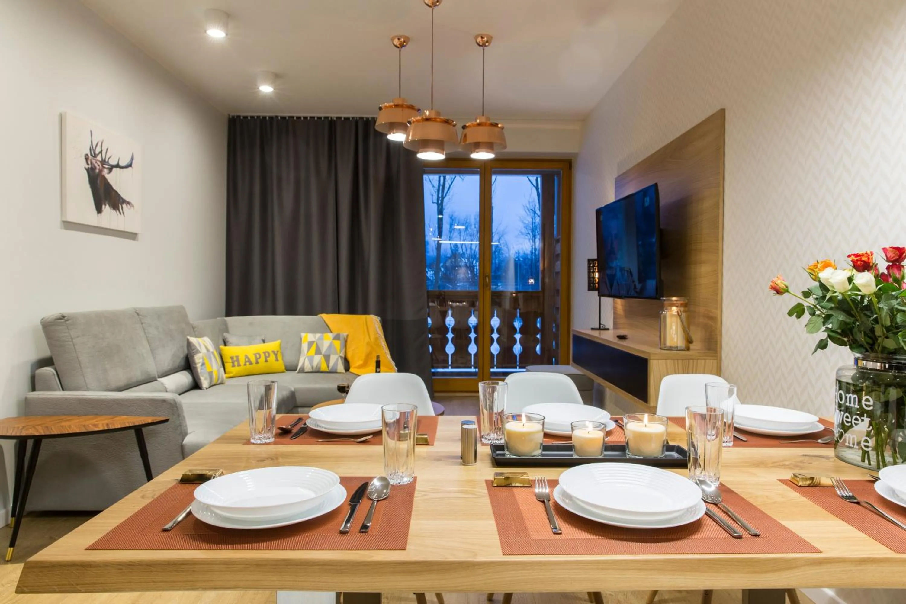 Living room in Giewont Krupówki SPA