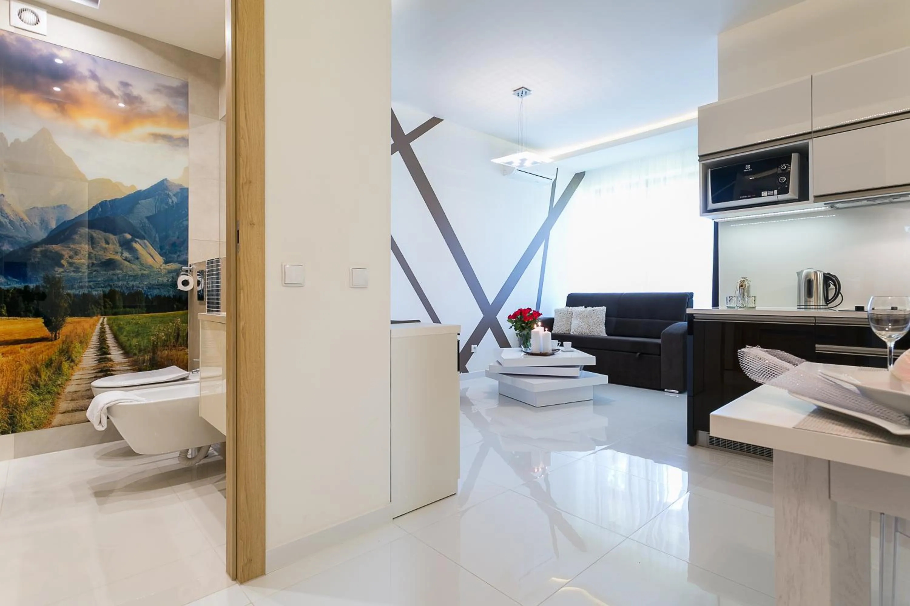 Living room in Giewont Krupówki SPA