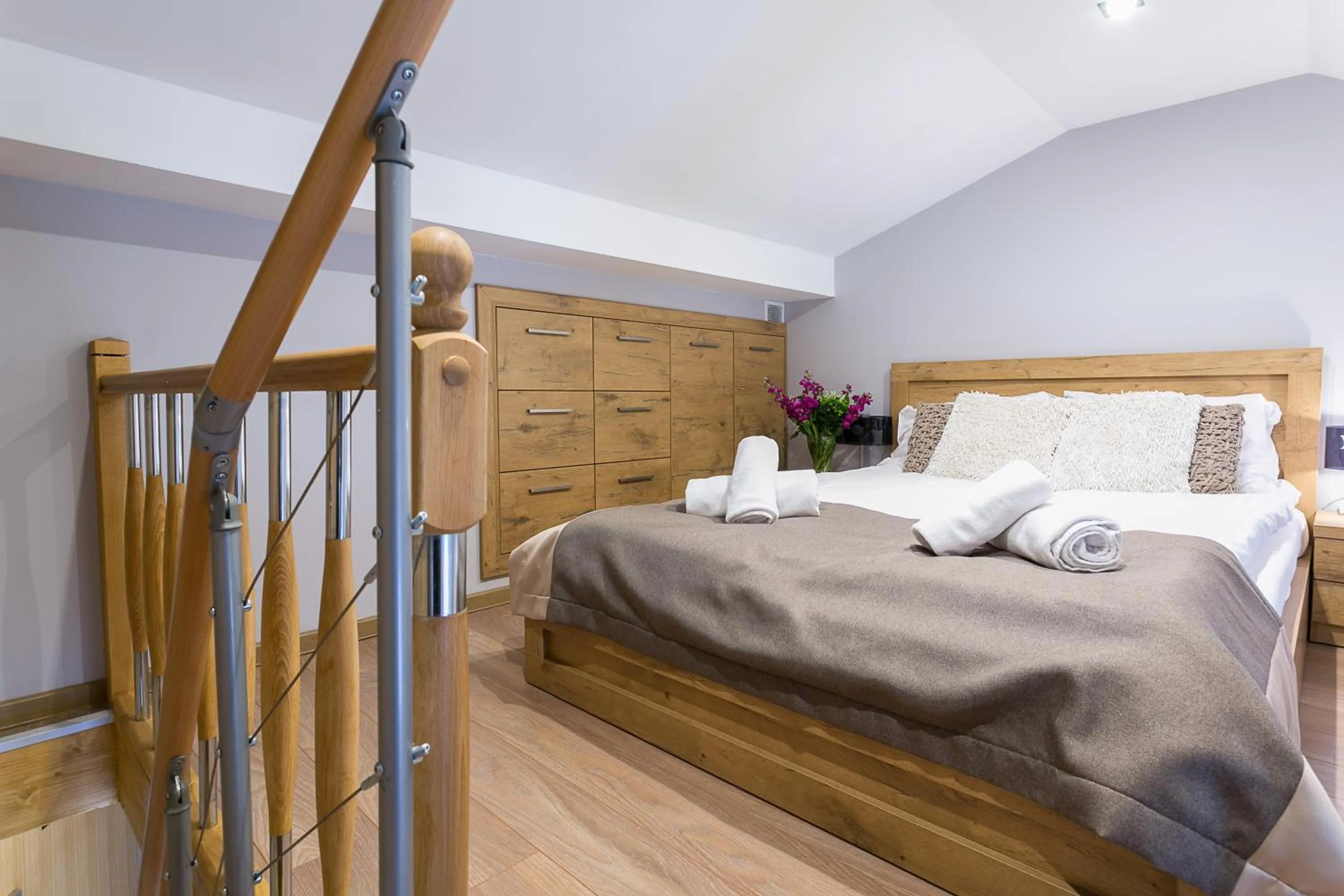 Bedroom, Bed in Giewont Krupówki SPA