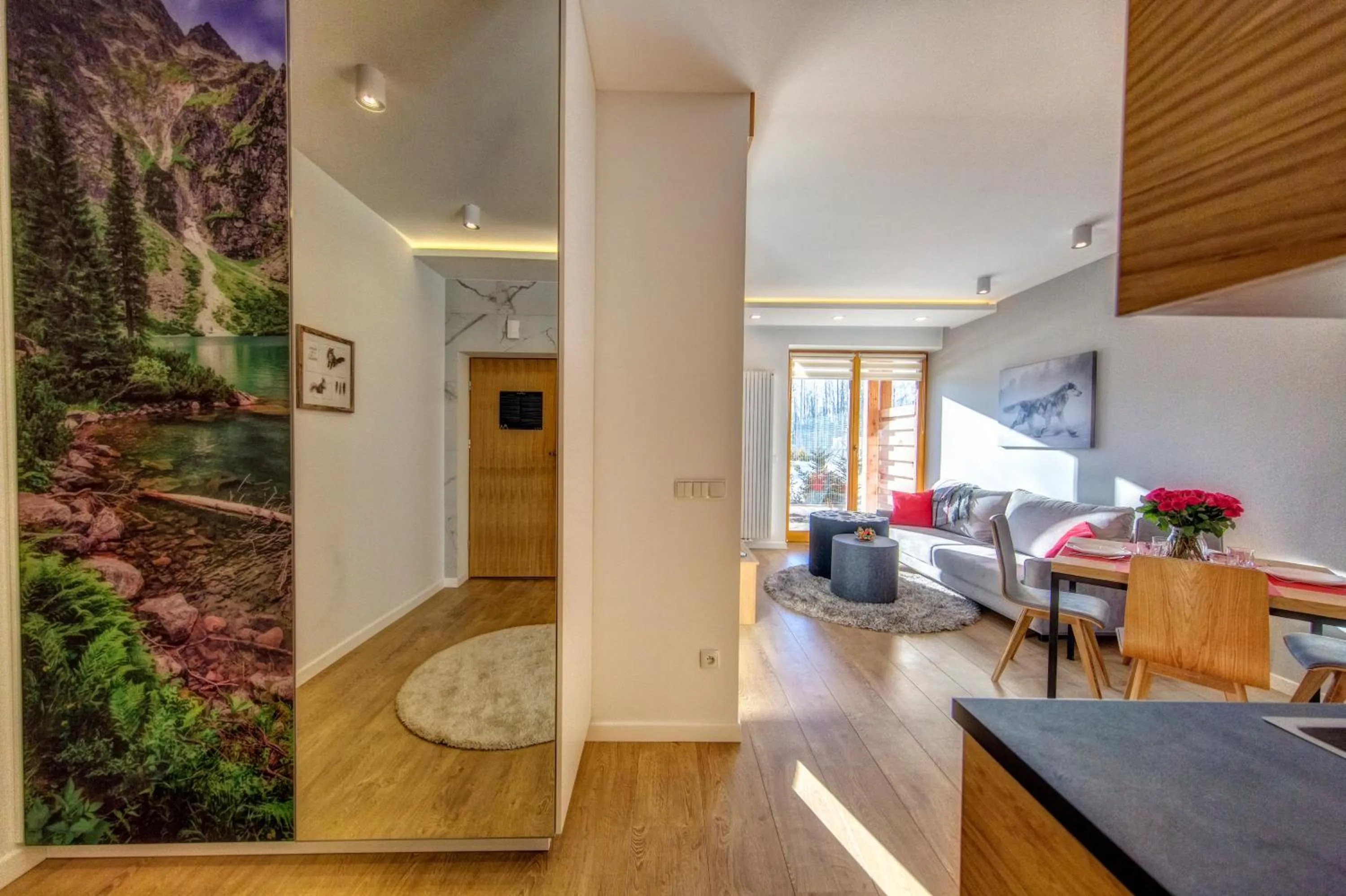 Living room in Giewont Krupówki SPA