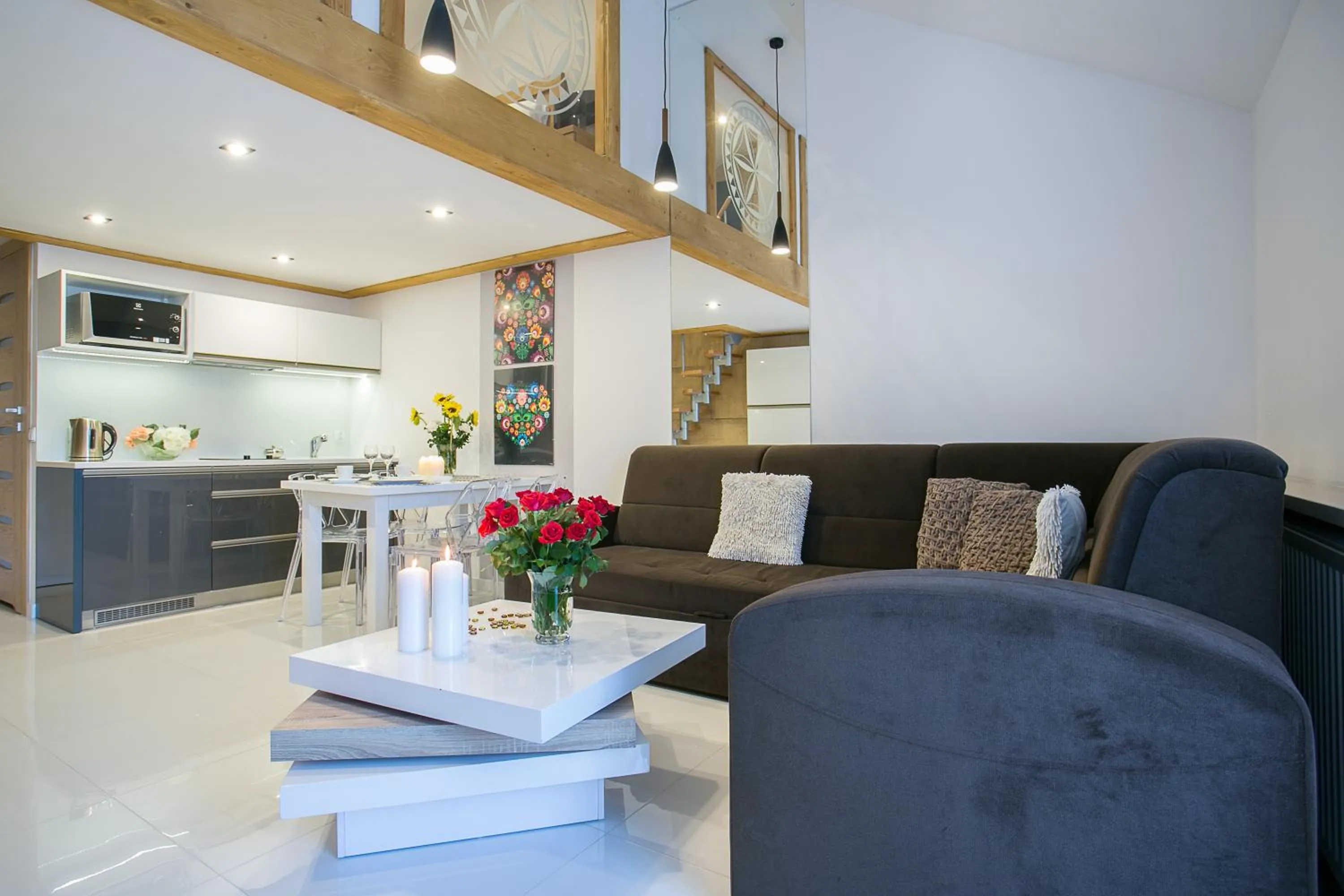 Living room in Giewont Krupówki SPA