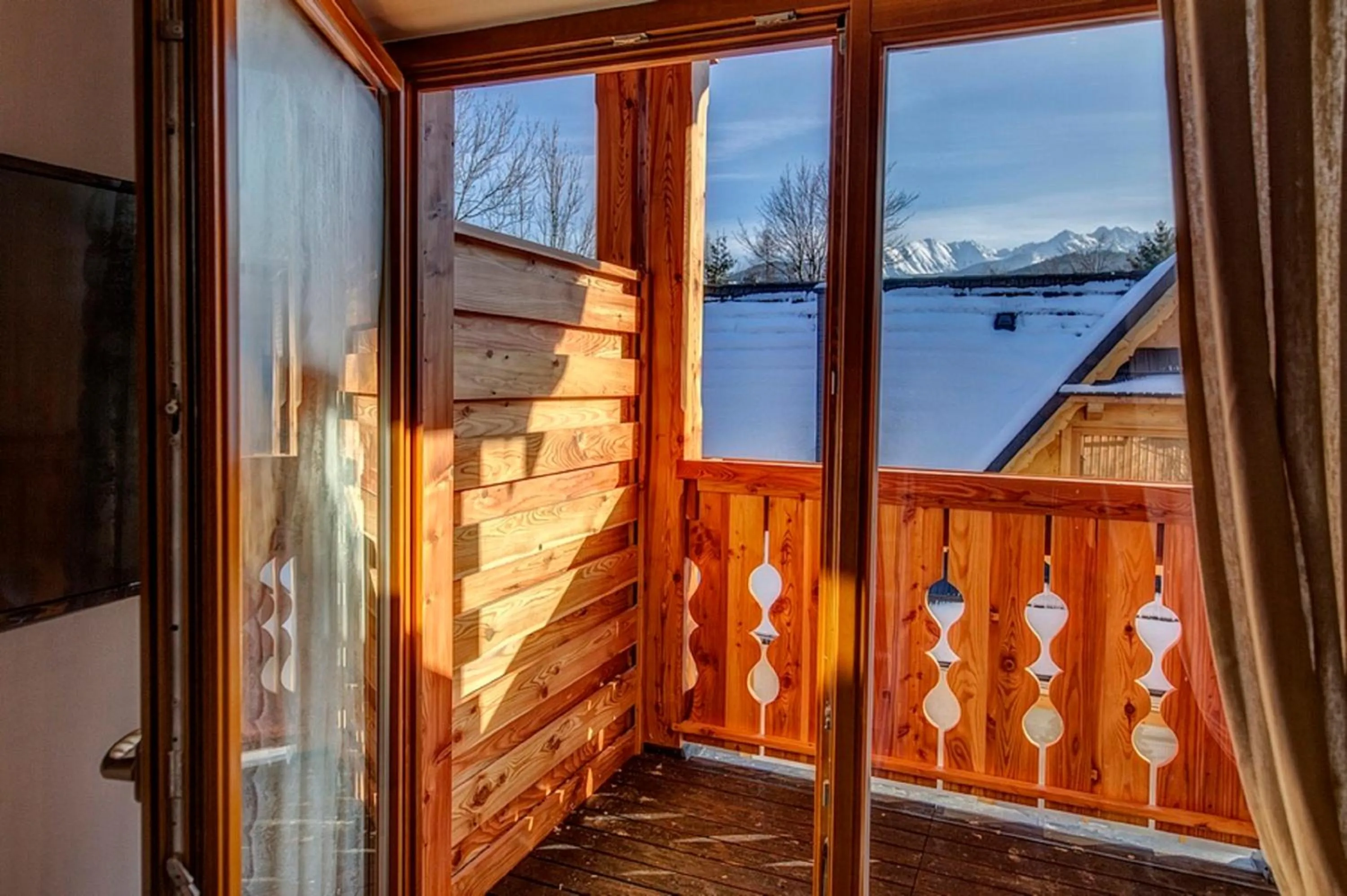 Balcony/Terrace in Giewont Krupówki SPA