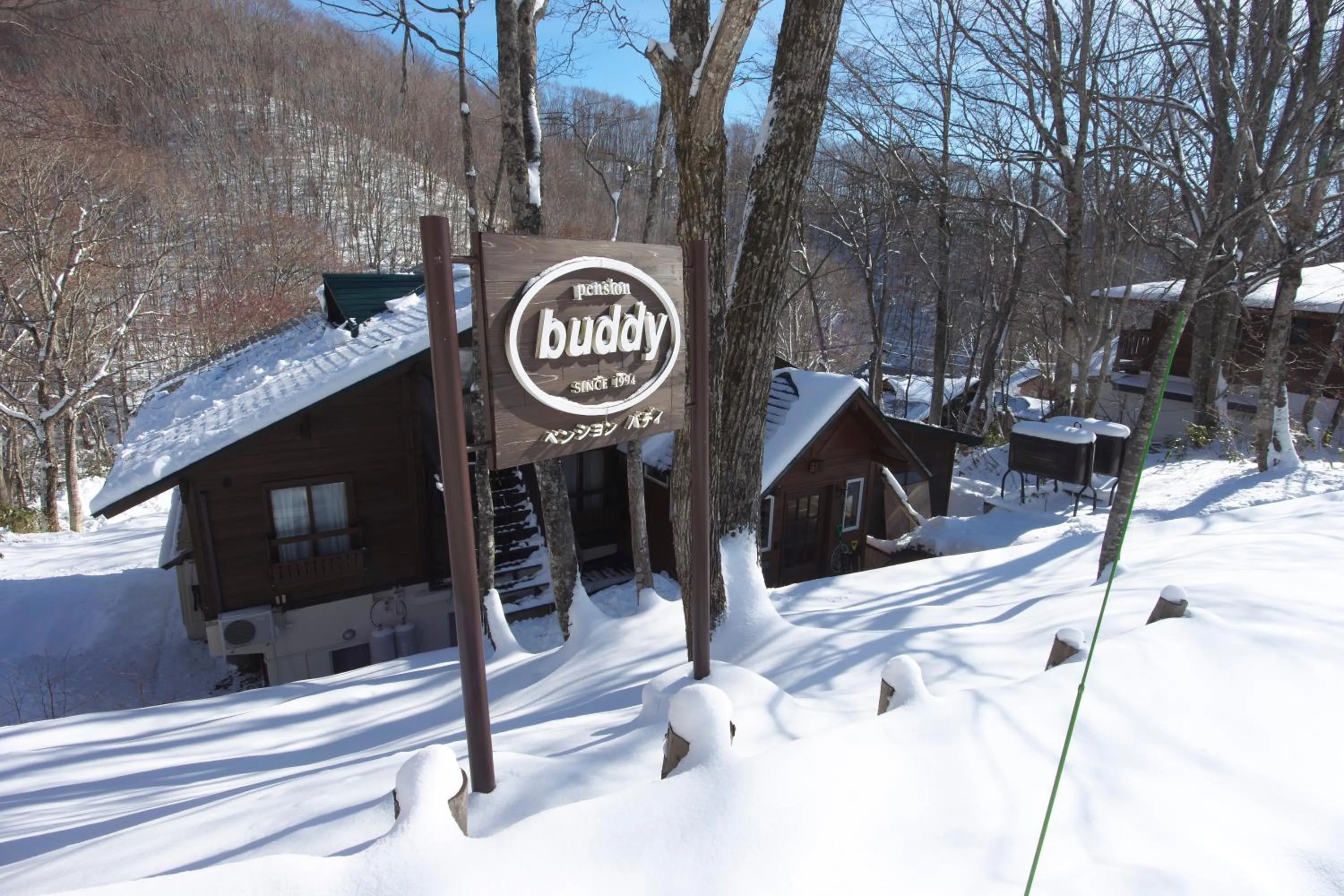 Facade/entrance in Pension Buddy