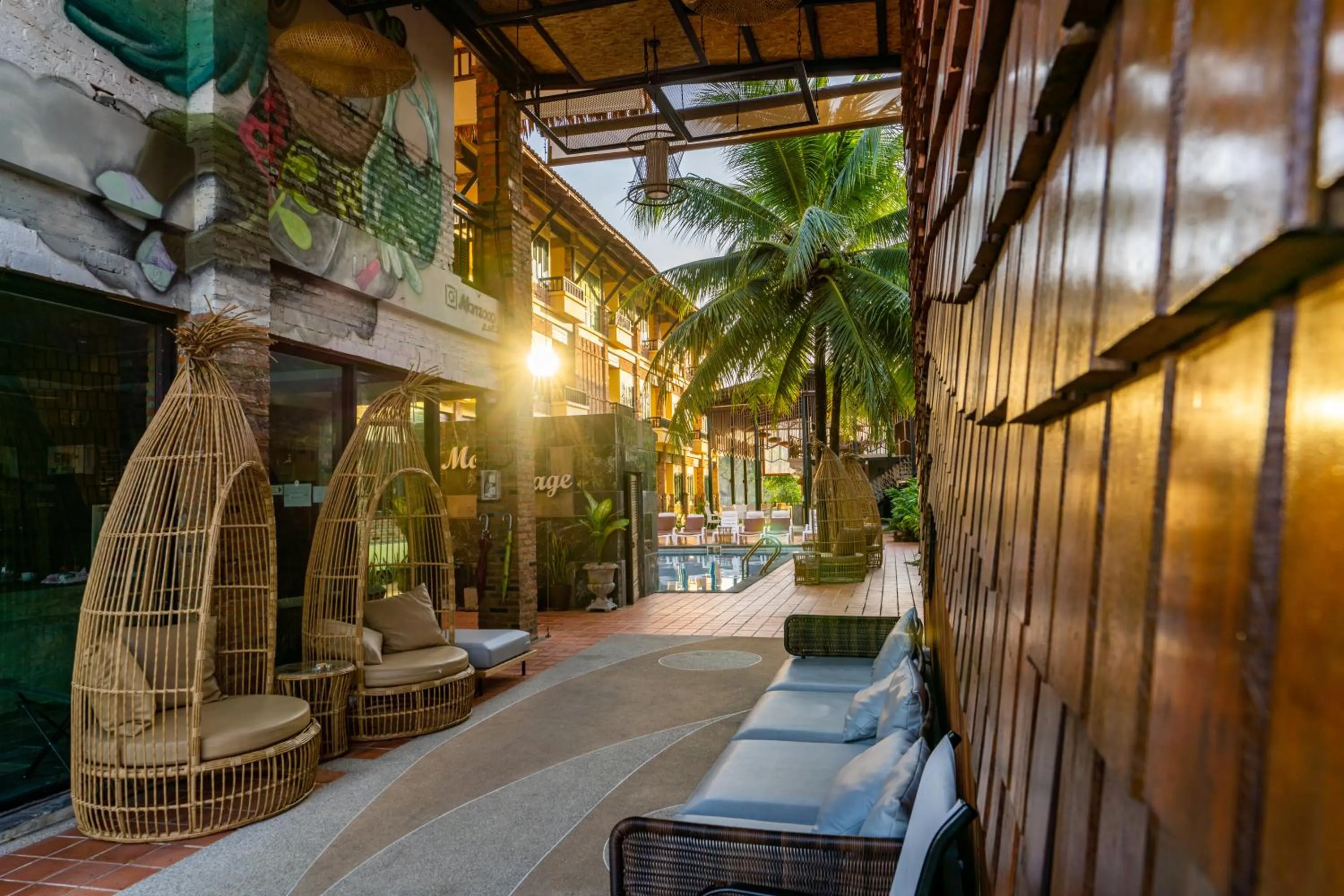 Lobby or reception in Motive Cottage Resort