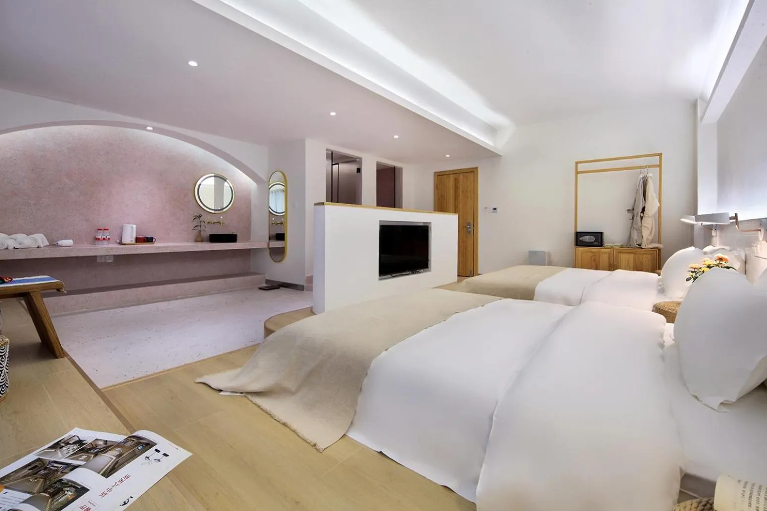 Bed in Sky Garden Inn