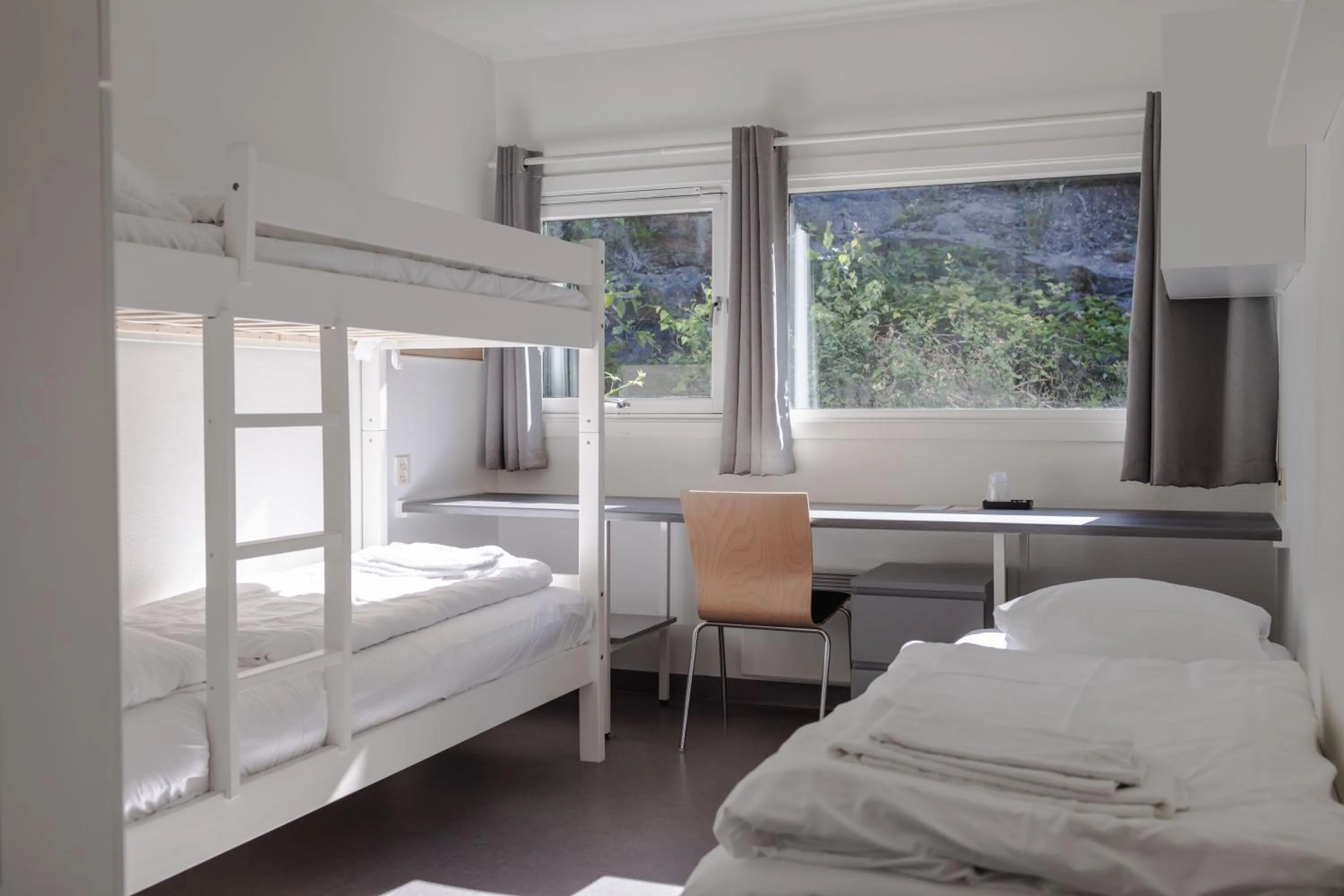 Bed in Ansgar Summerhotel