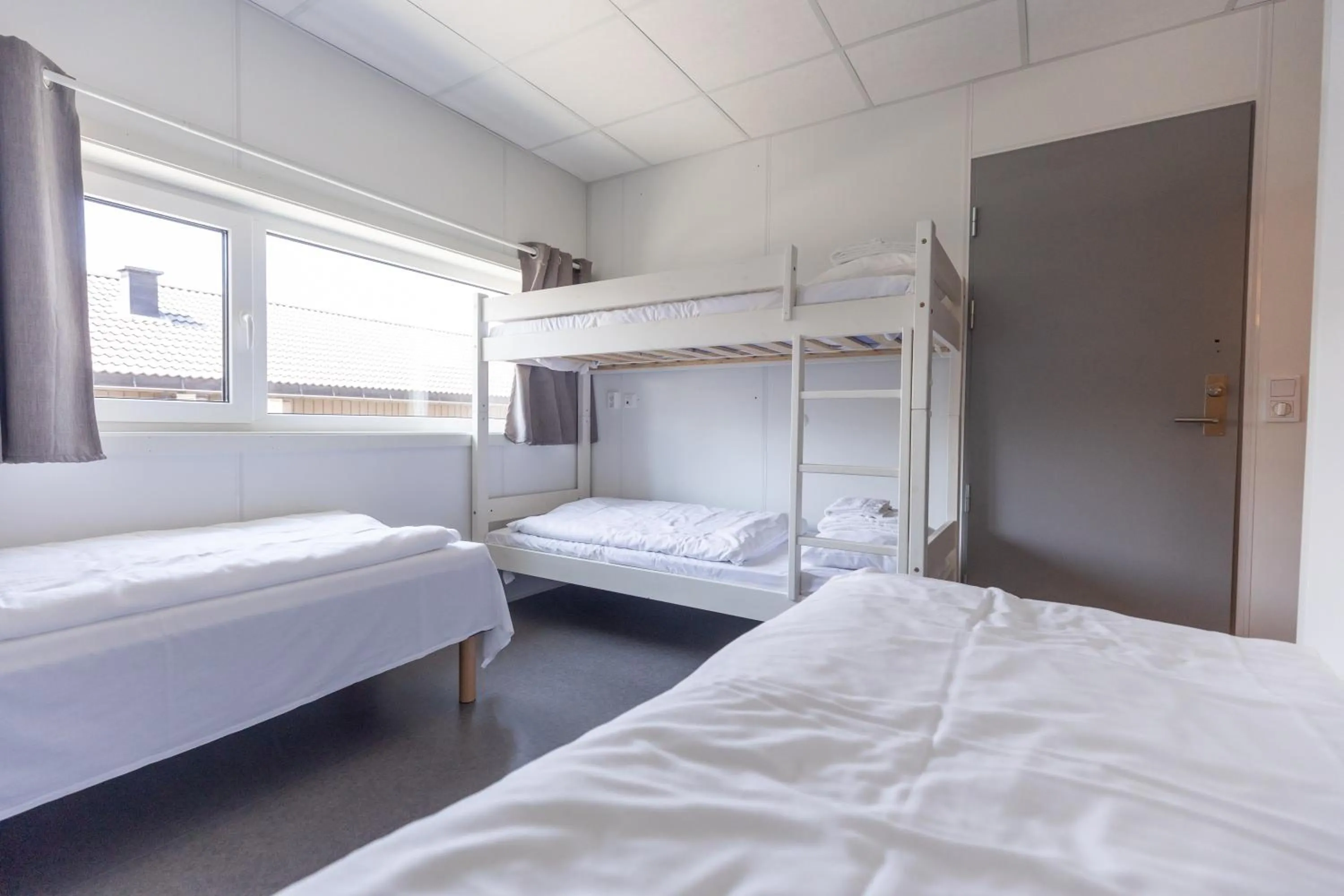 Bed in Ansgar Summerhotel