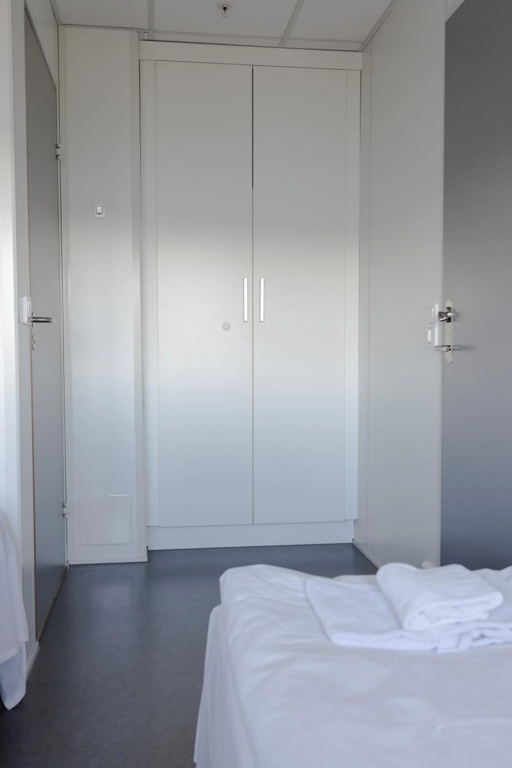 Bed in Ansgar Summerhotel