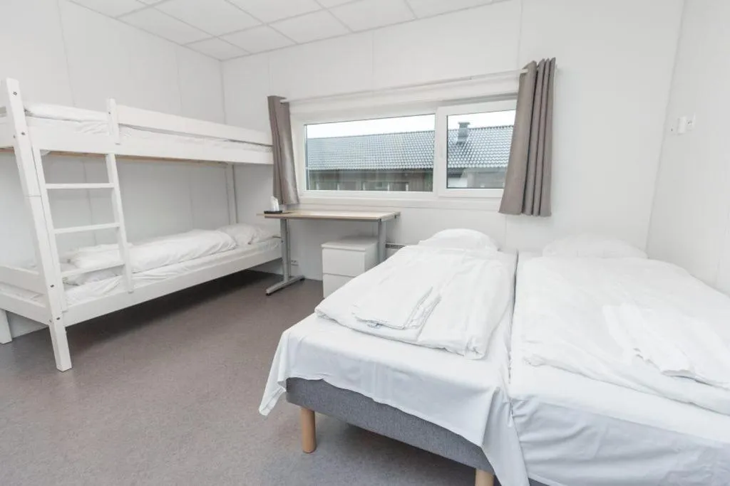 Bed in Ansgar Summerhotel