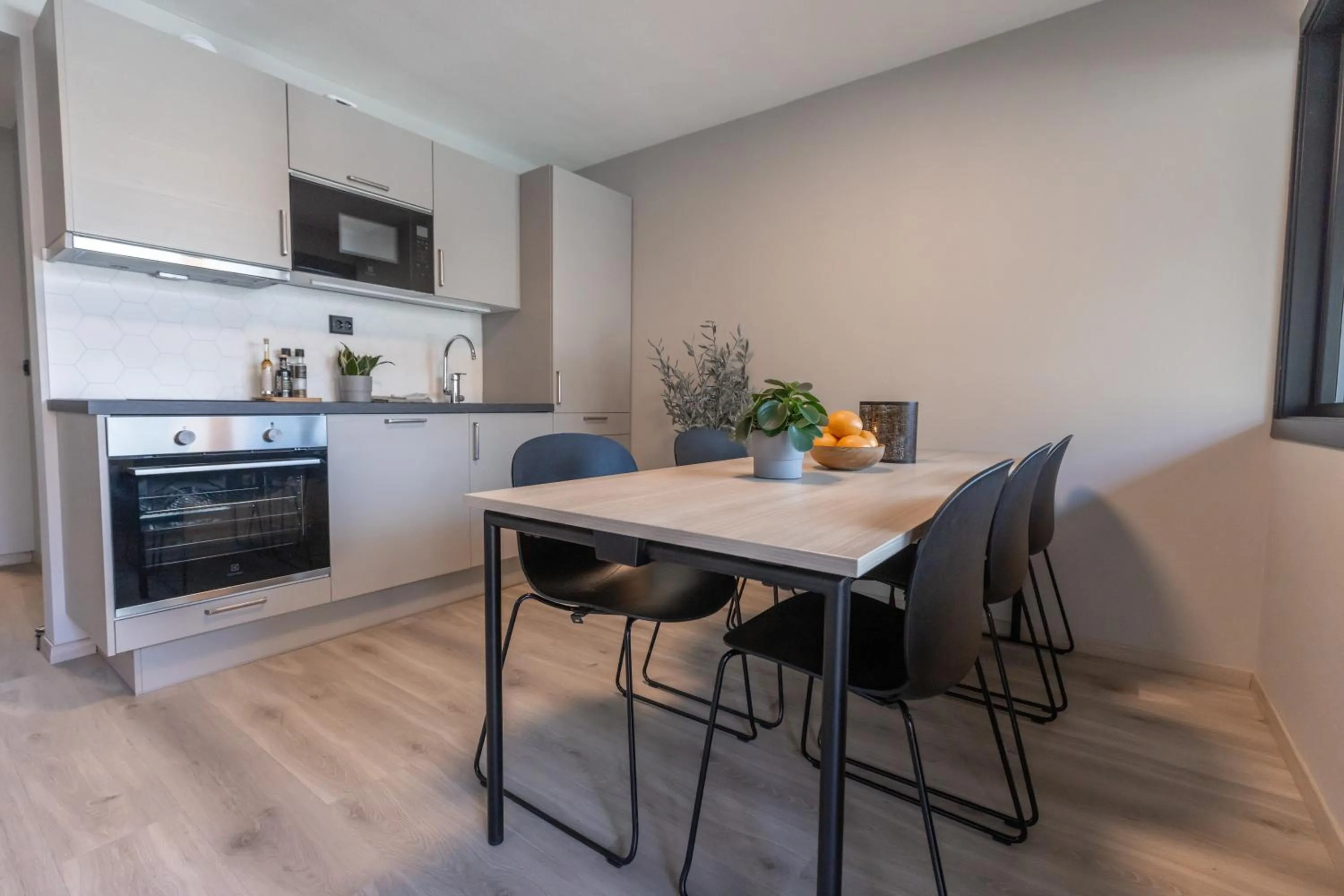 Kitchen or kitchenette in Ansgar Summerhotel