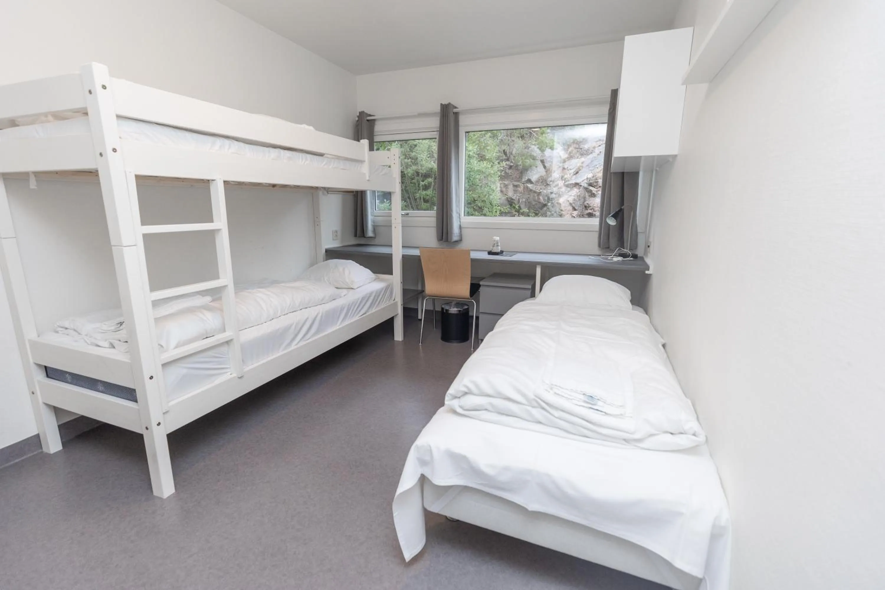 Bed in Ansgar Summerhotel