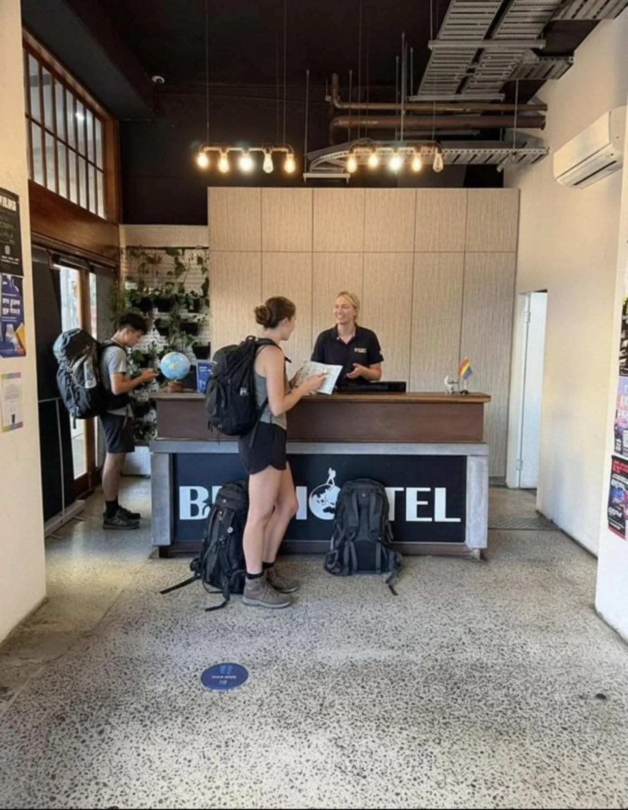 Lobby or reception in Big Backpackers Hostel