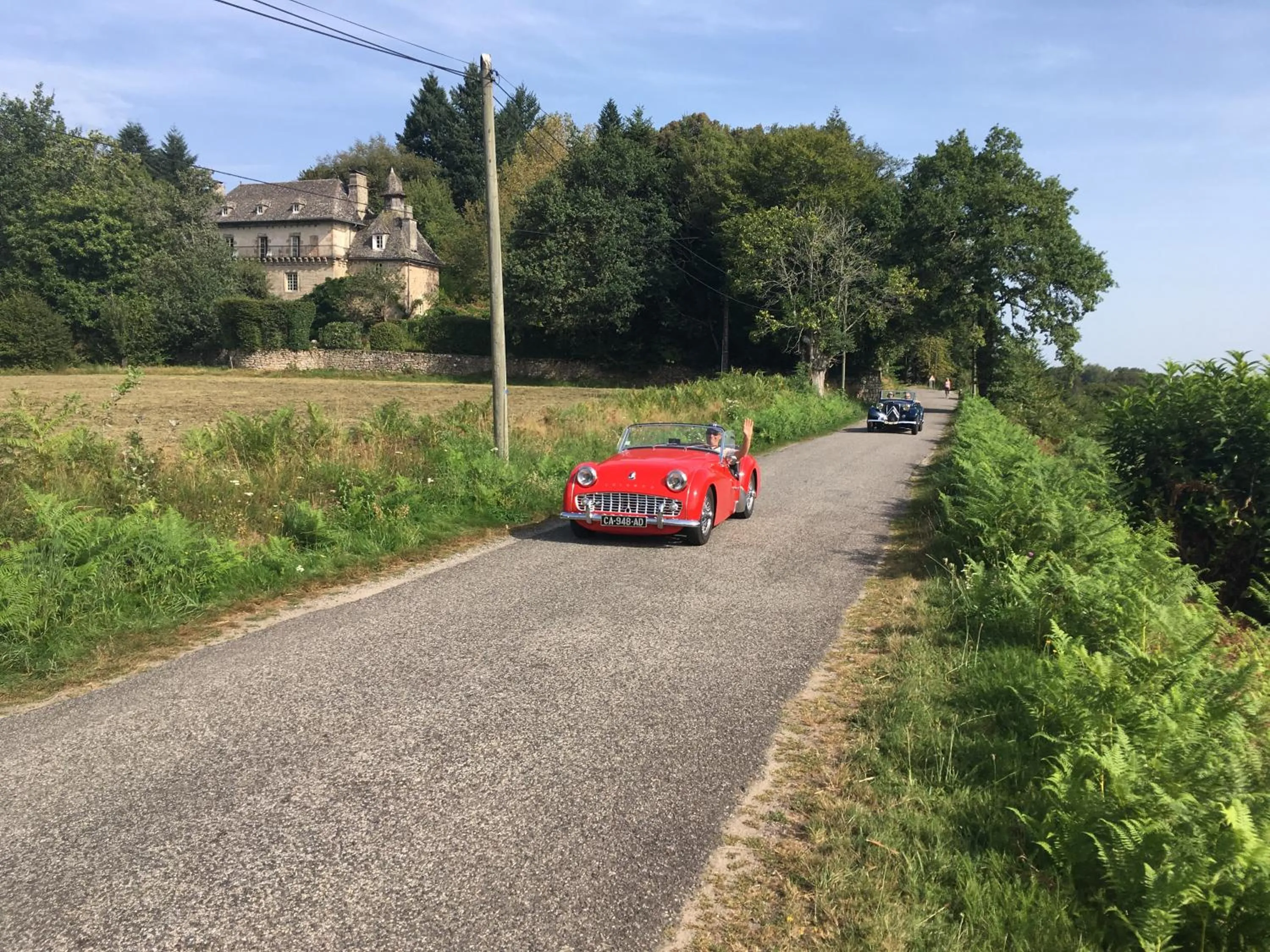 Natural landscape in B&B Chateau le Bois