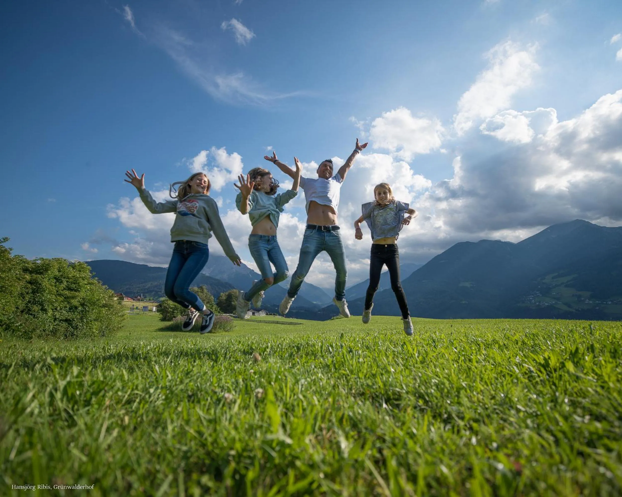 Family in Hotel Restaurant Grünwalderhof