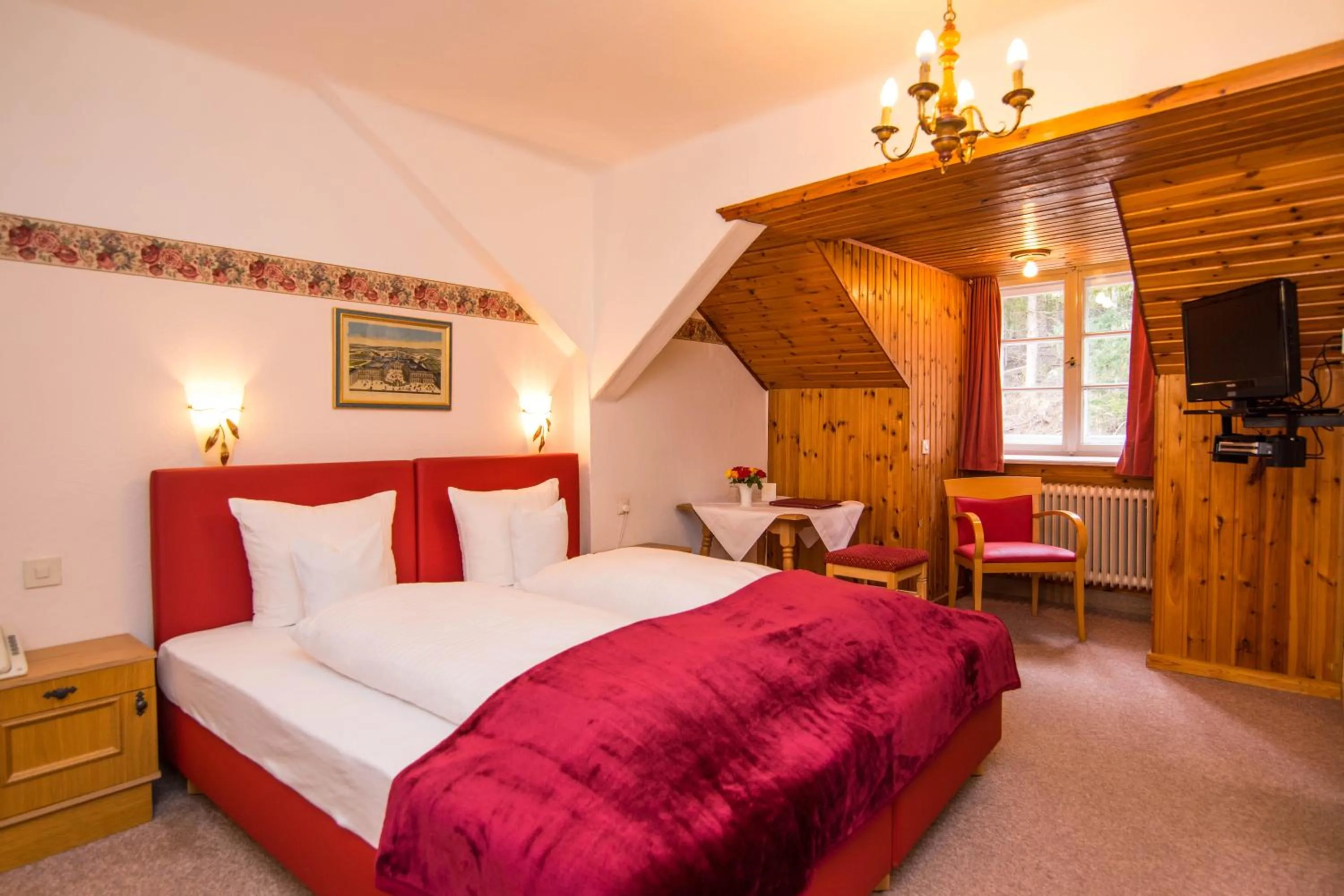 Photo of the whole room, Bed in Hotel Restaurant Grünwalderhof