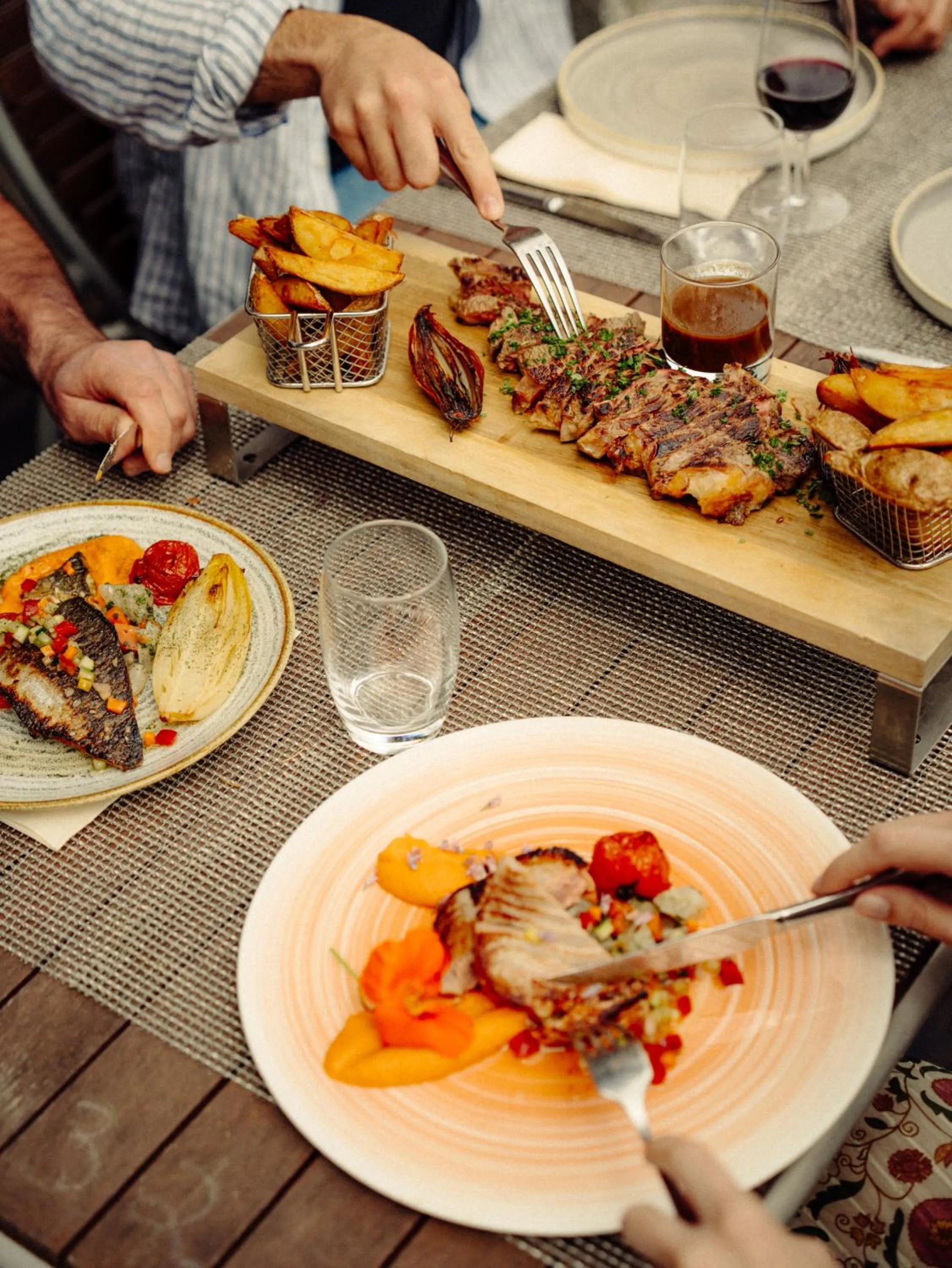 Lunch in Hôtel Restaurant Ar Milin-Logis hôtels