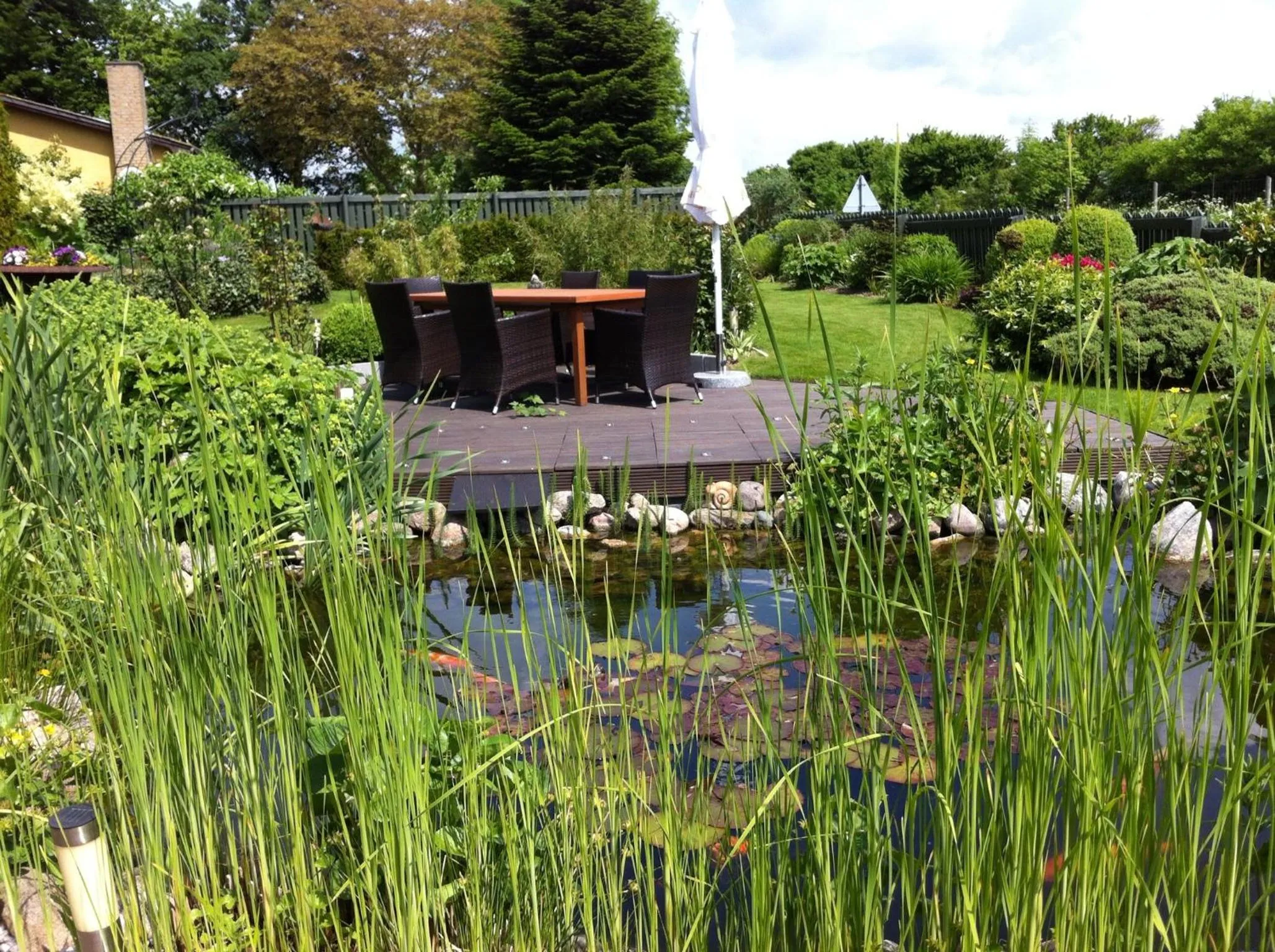 Patio in Hotel Fjordkroen