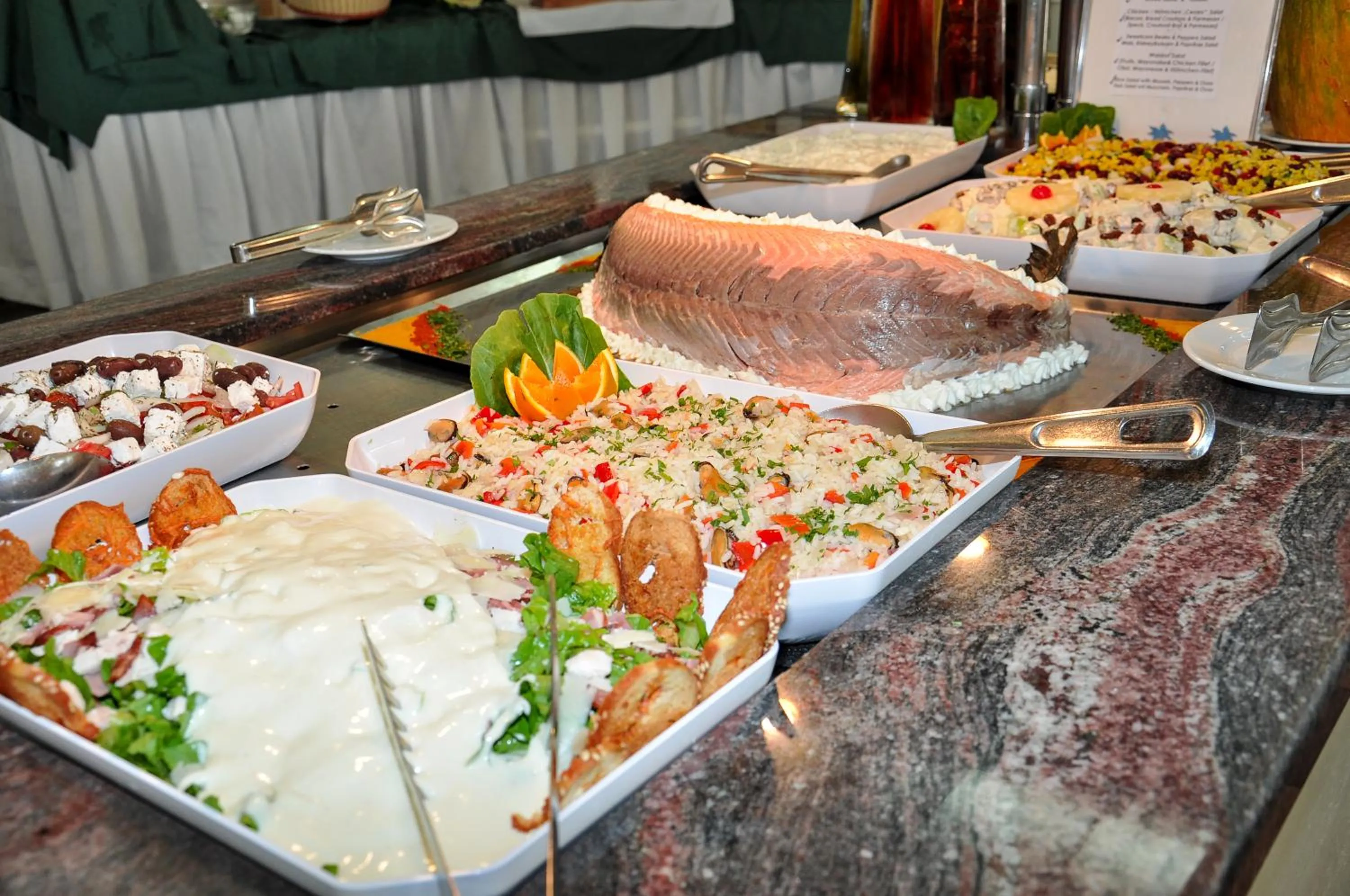 Food and drinks in Mastichari Bay Hotel