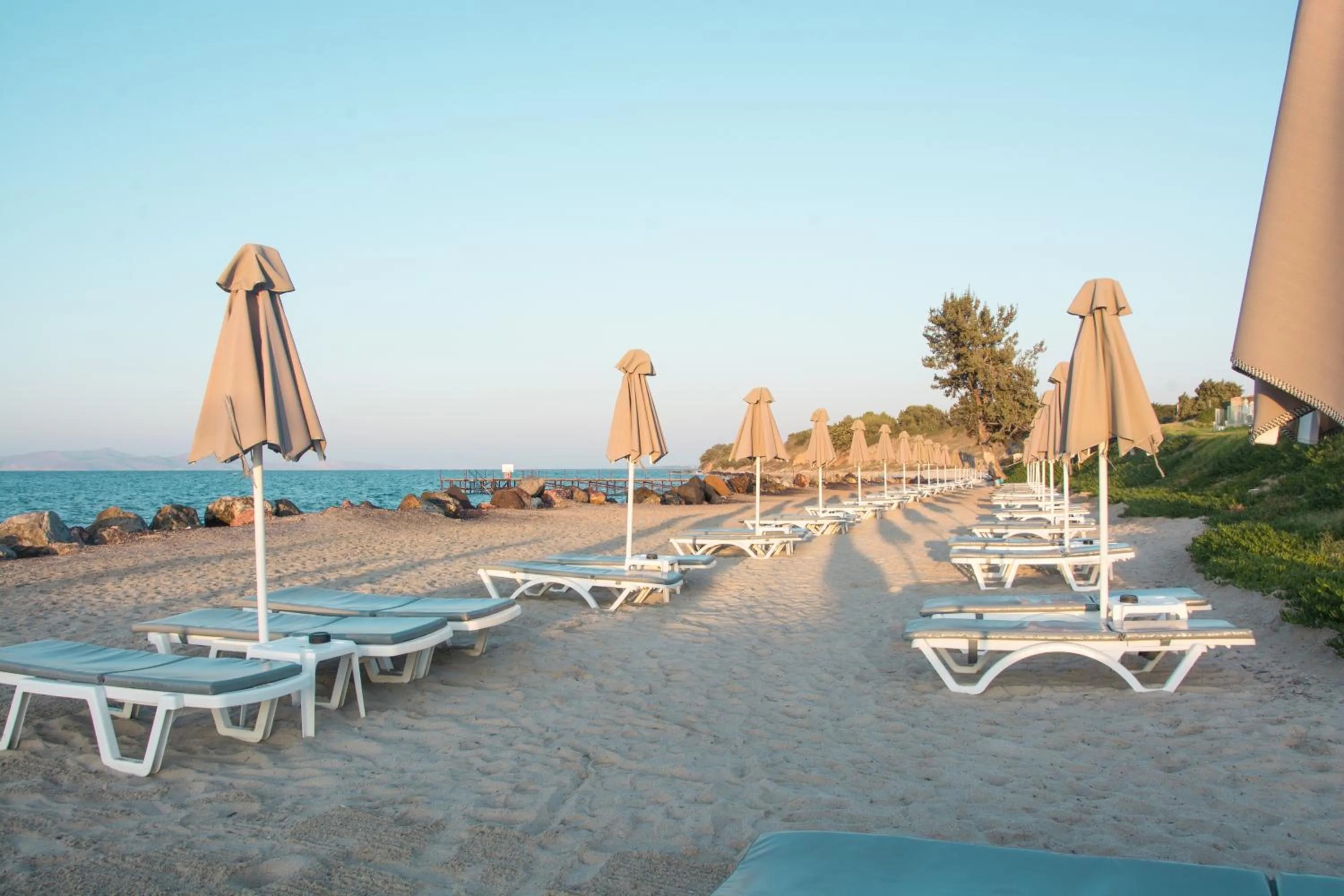 Beach in Mastichari Bay Hotel