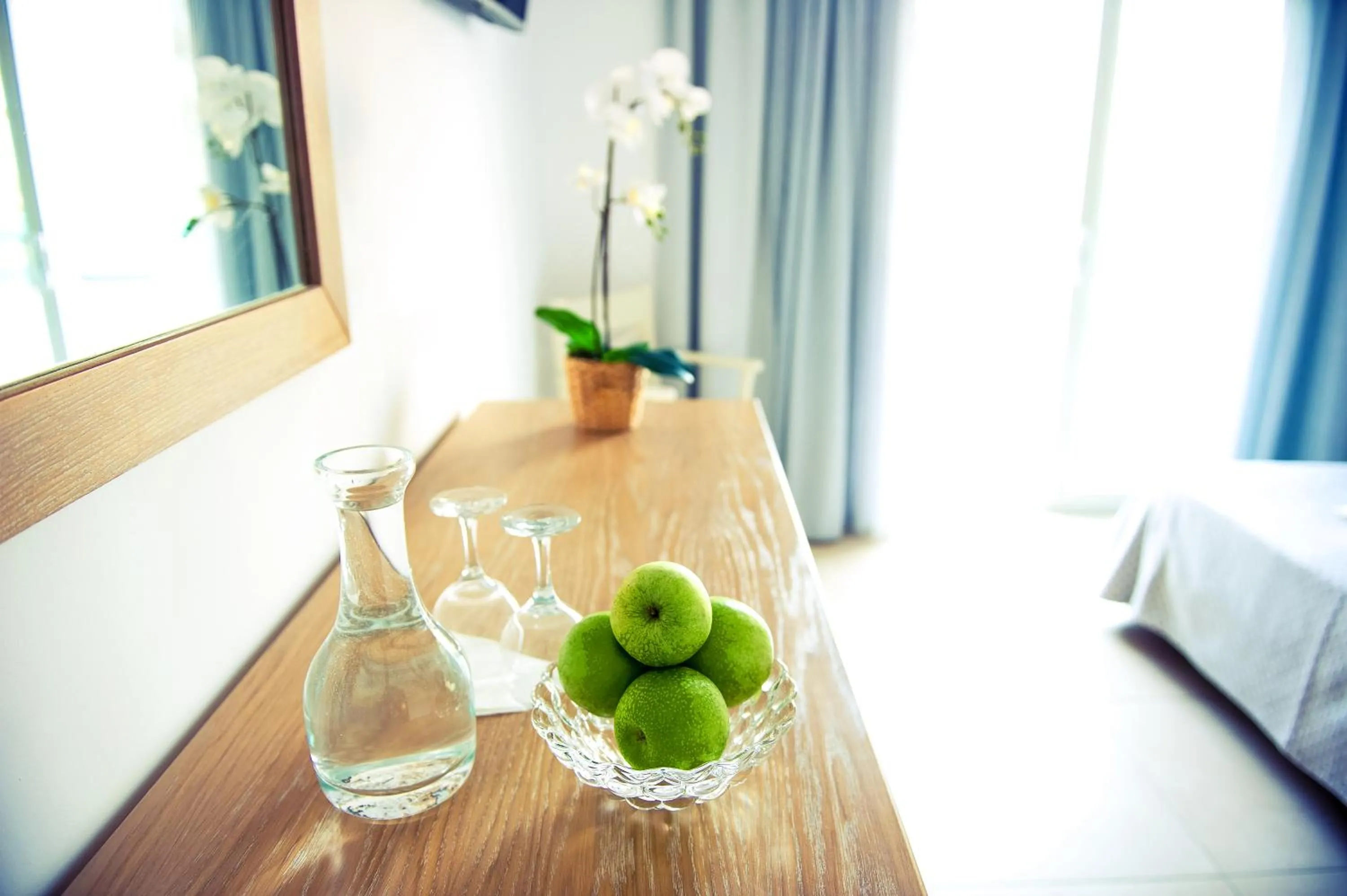 Bed in Mastichari Bay Hotel