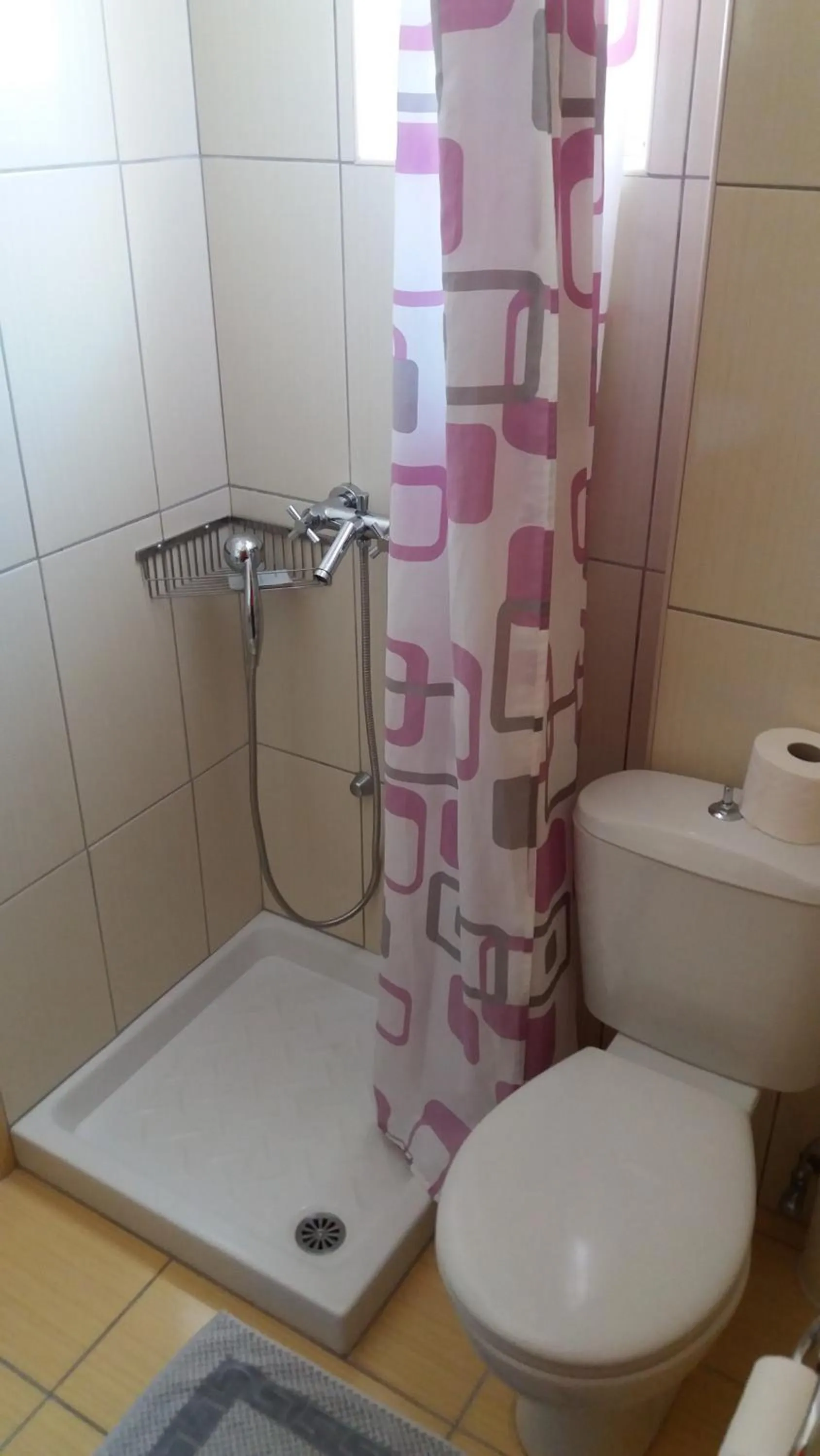 Shower in Paritsa Hotel