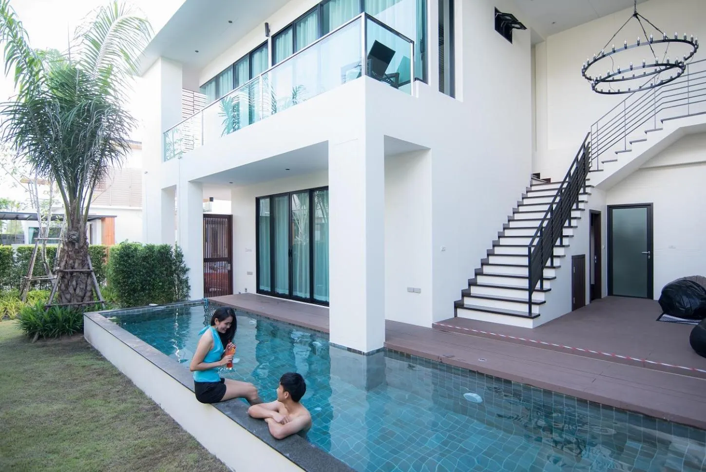 People in Itz Time Hua Hin Pool Villa
