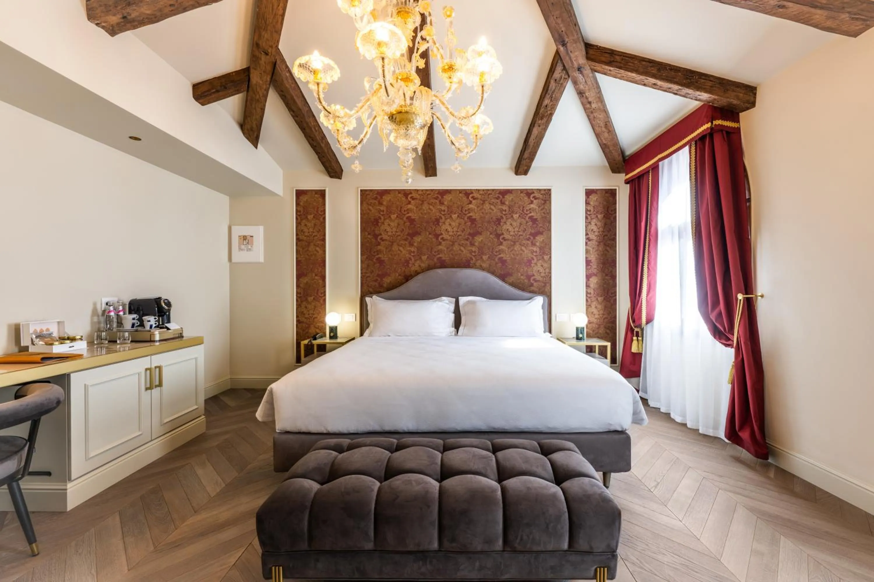 Bed in Hotel Palazzina Sardi