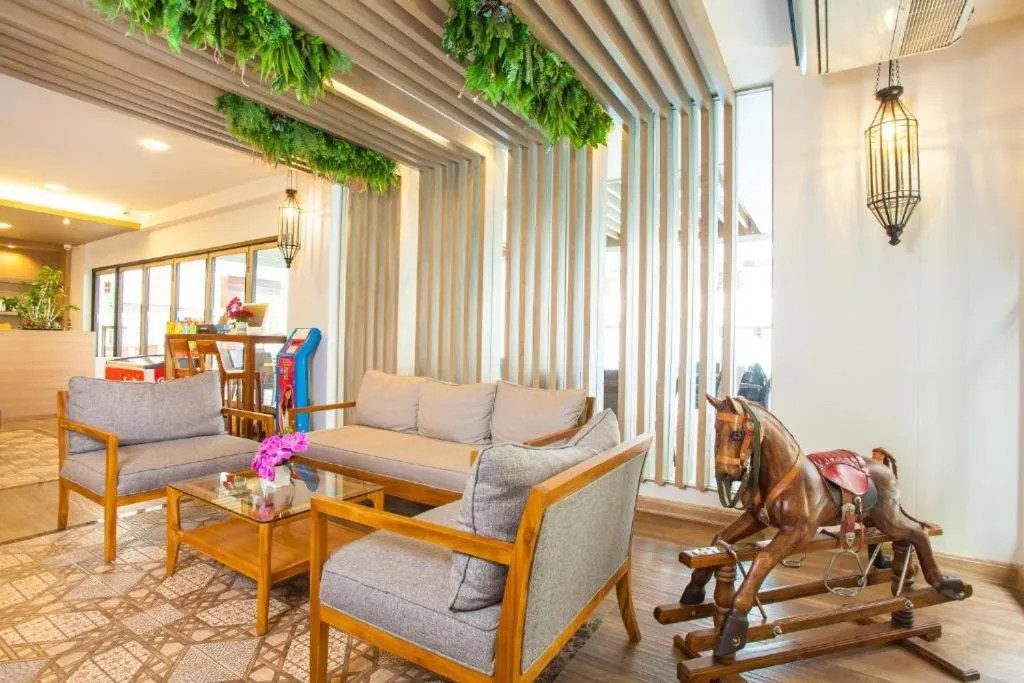 Property building in New Siam Palace Ville Hotel